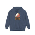 Cowbird Vintage American Flag Hoodie – "Cow Bird Bottom" Patriotic Graphic