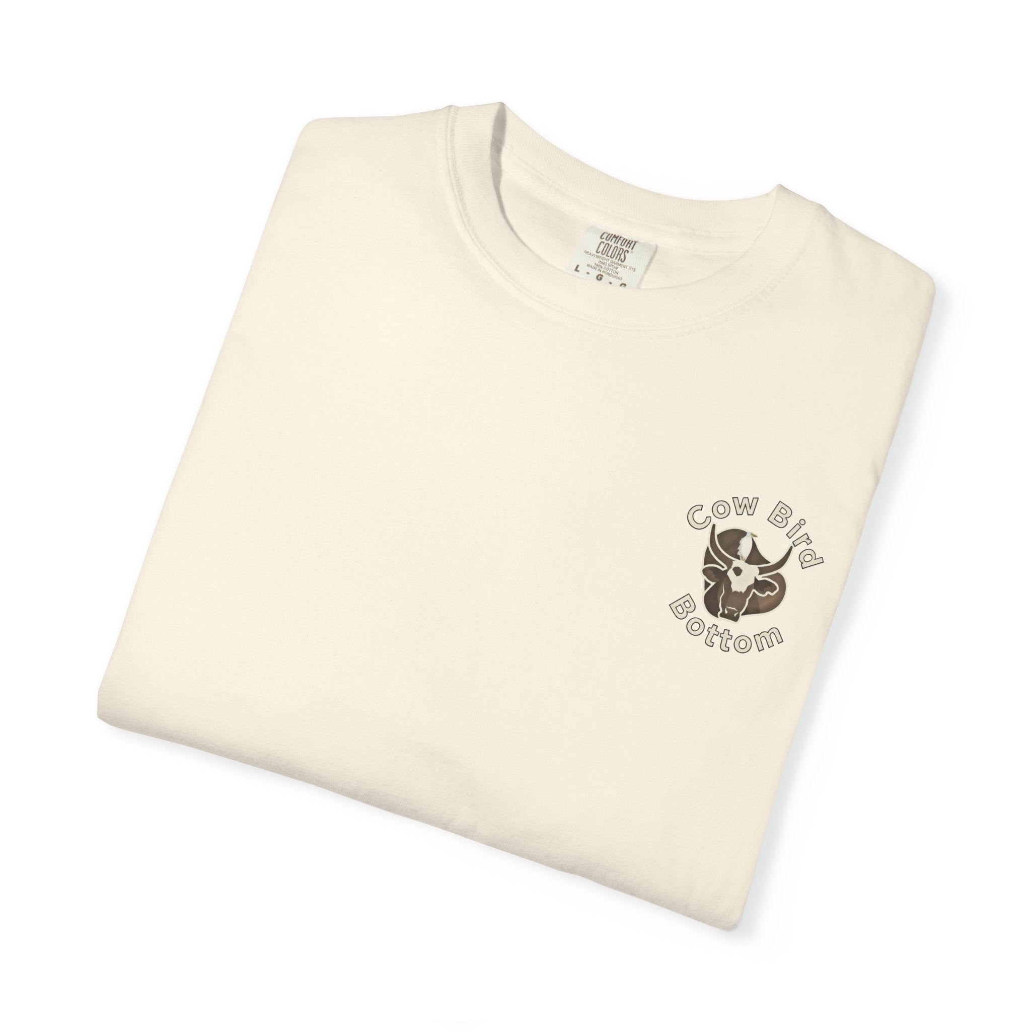 T-Shirt — "Southern Style" Cow Bird Bottom Graphic Tee