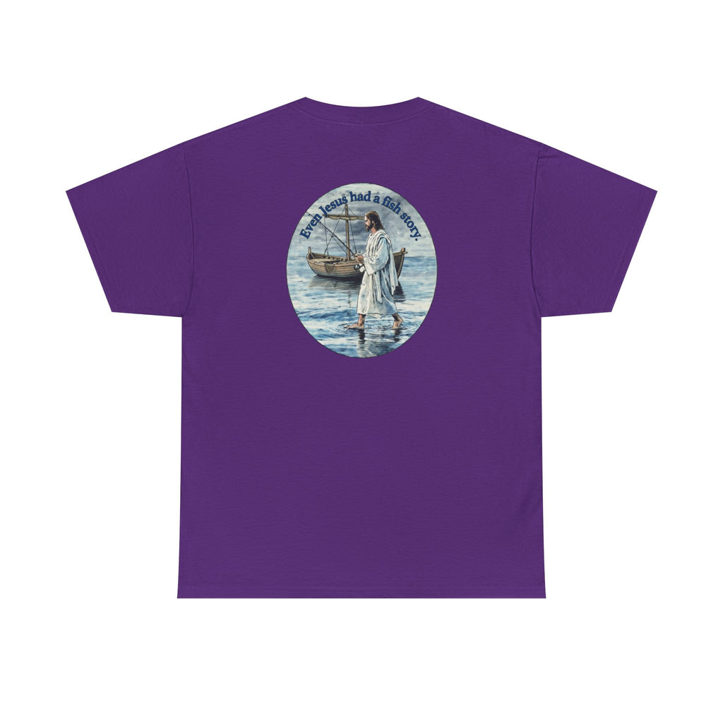 Christian Fishing T‑Shirt logo on back