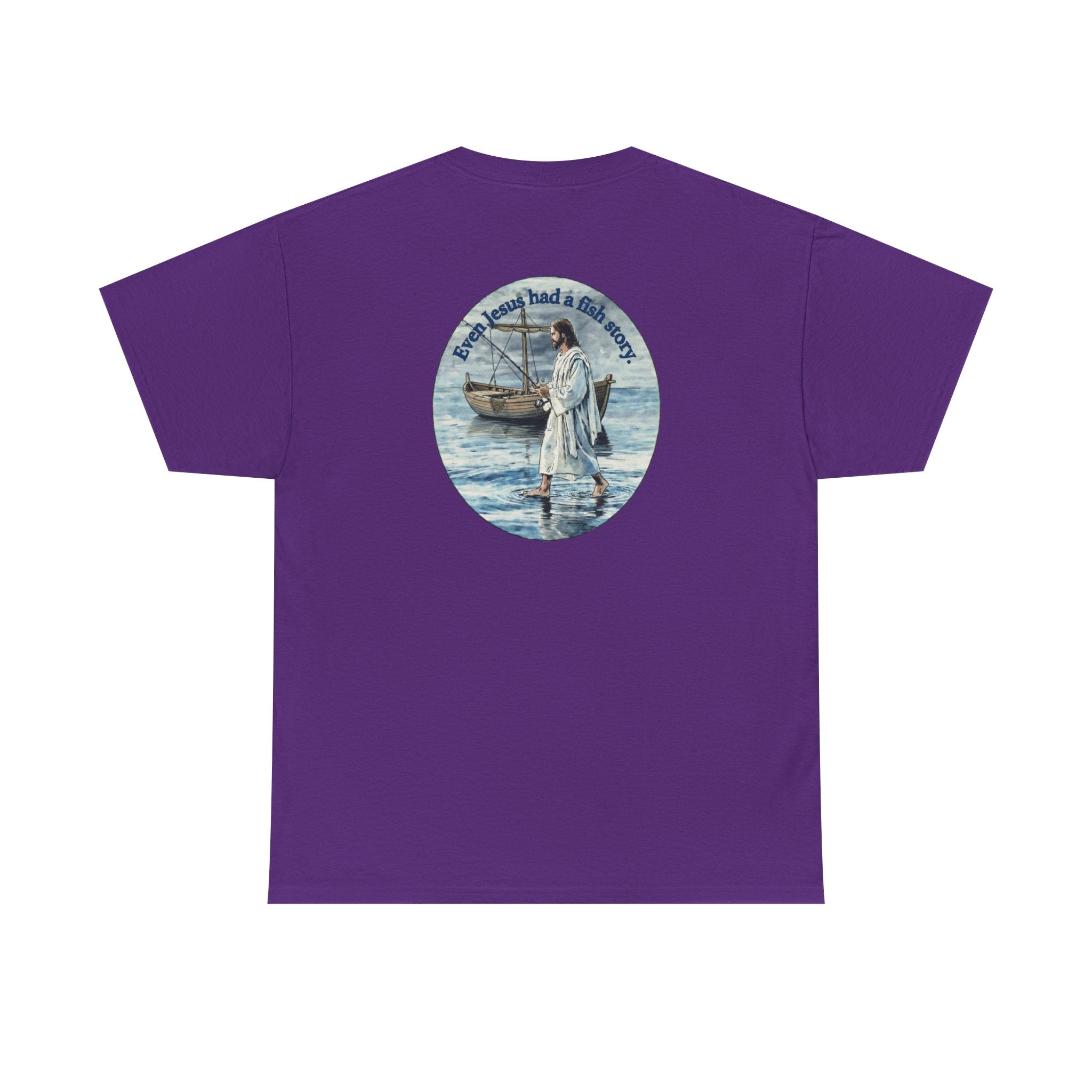 Christian Fishing T‑Shirt logo on back