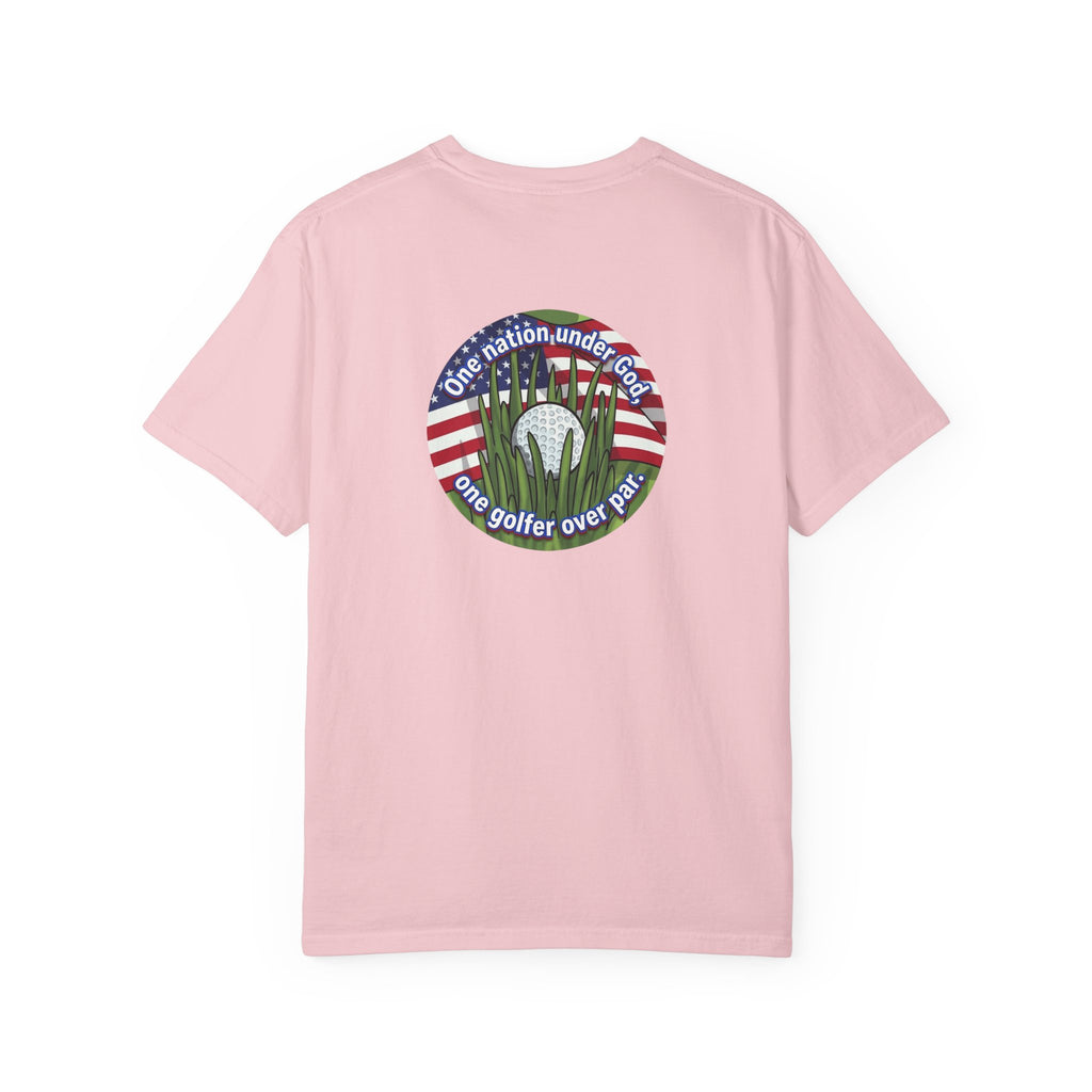 Golf T-Shirt — "One Nation Under God" Patriotic Golf Graphic Tee