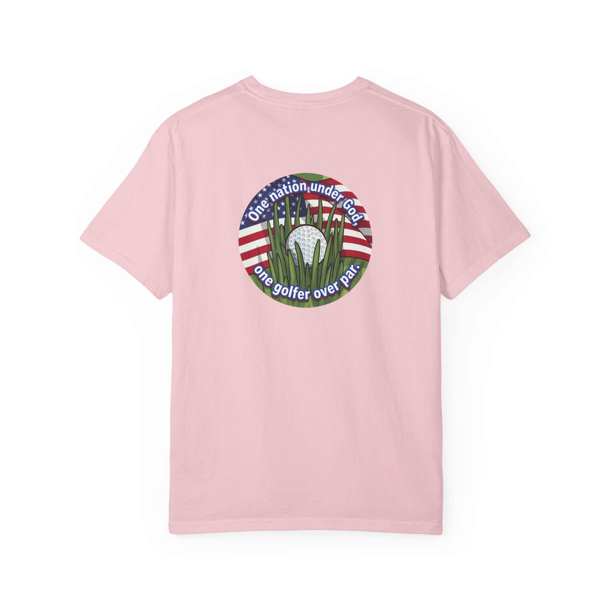 Golf T-Shirt — "One Nation Under God" Patriotic Golf Graphic Tee