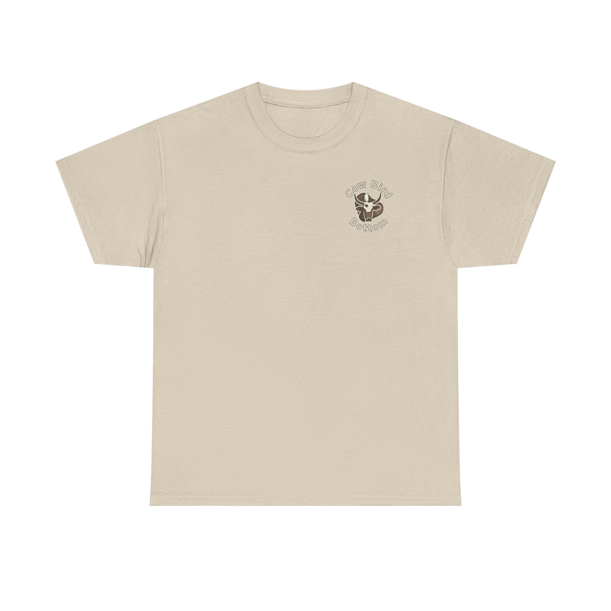 T-Shirt — Cow Bird Bottom Patriotic Graphic Tee