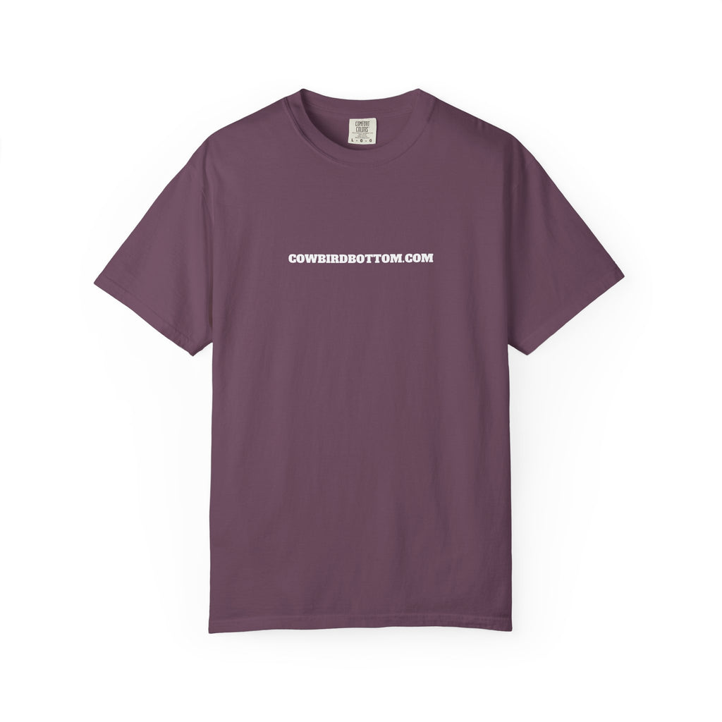 Cow Bird Bottom Logo T-Shirt — Cowbirdbottom.com Graphic Tee