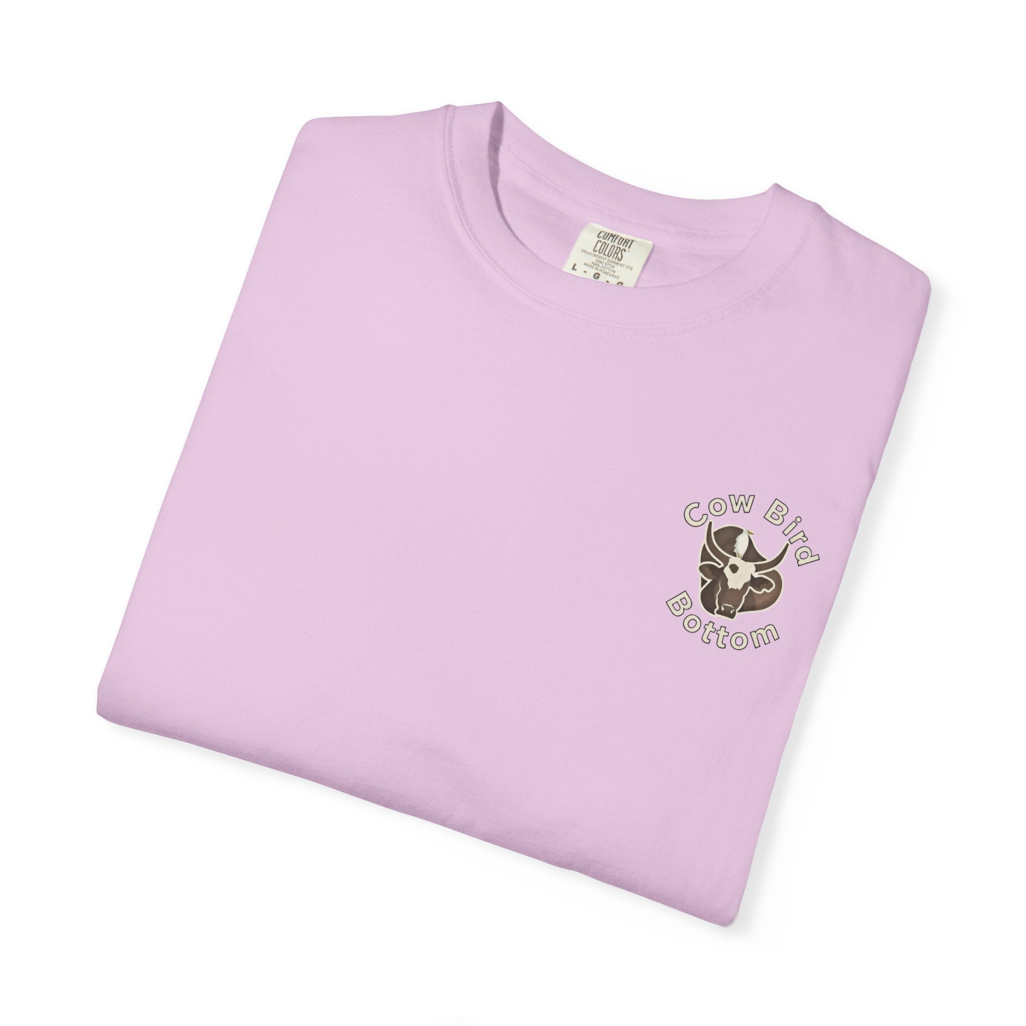 T-Shirt — "Southern Style" Cow Bird Bottom Graphic Tee