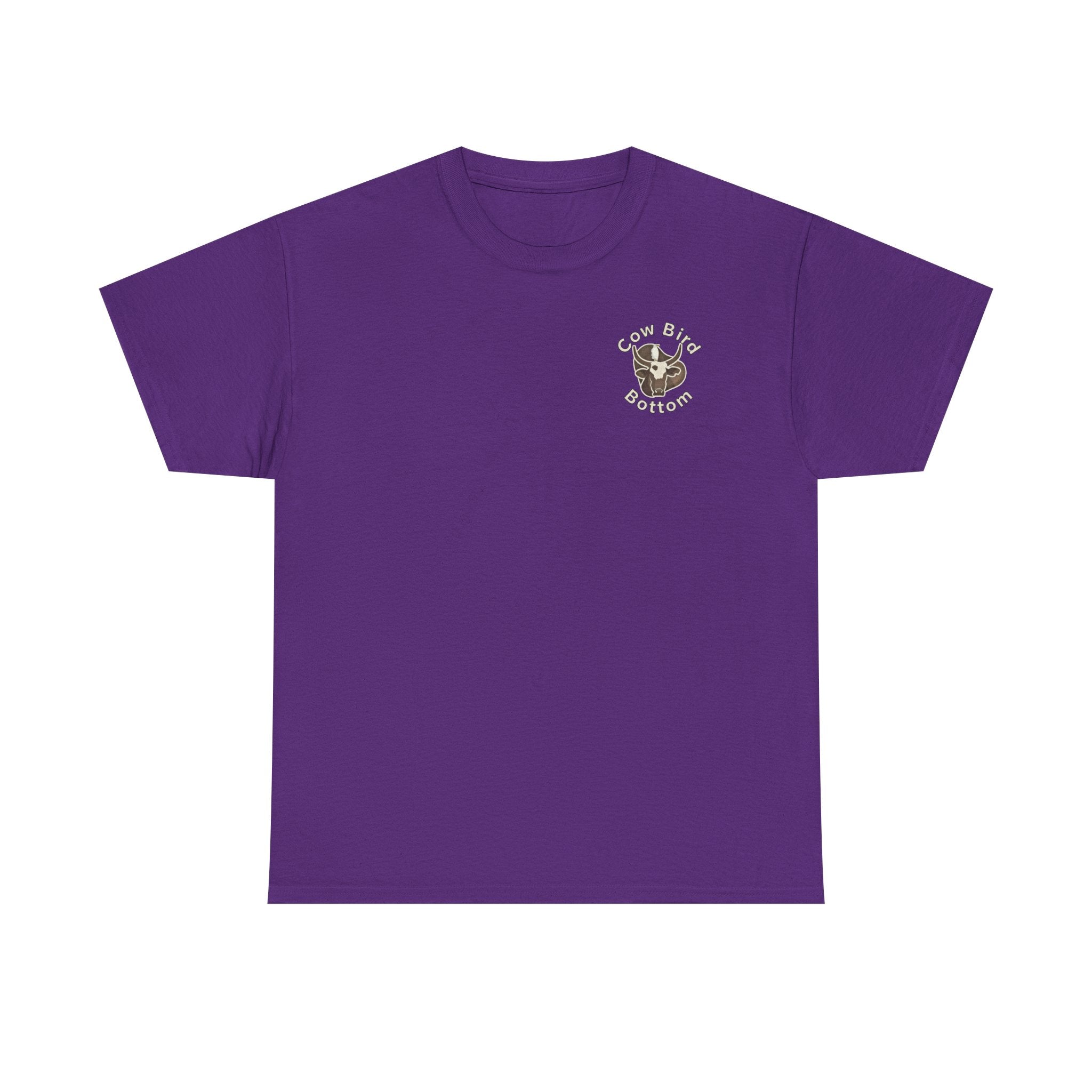 T-Shirt — Cow Bird Bottom Patriotic Graphic Tee