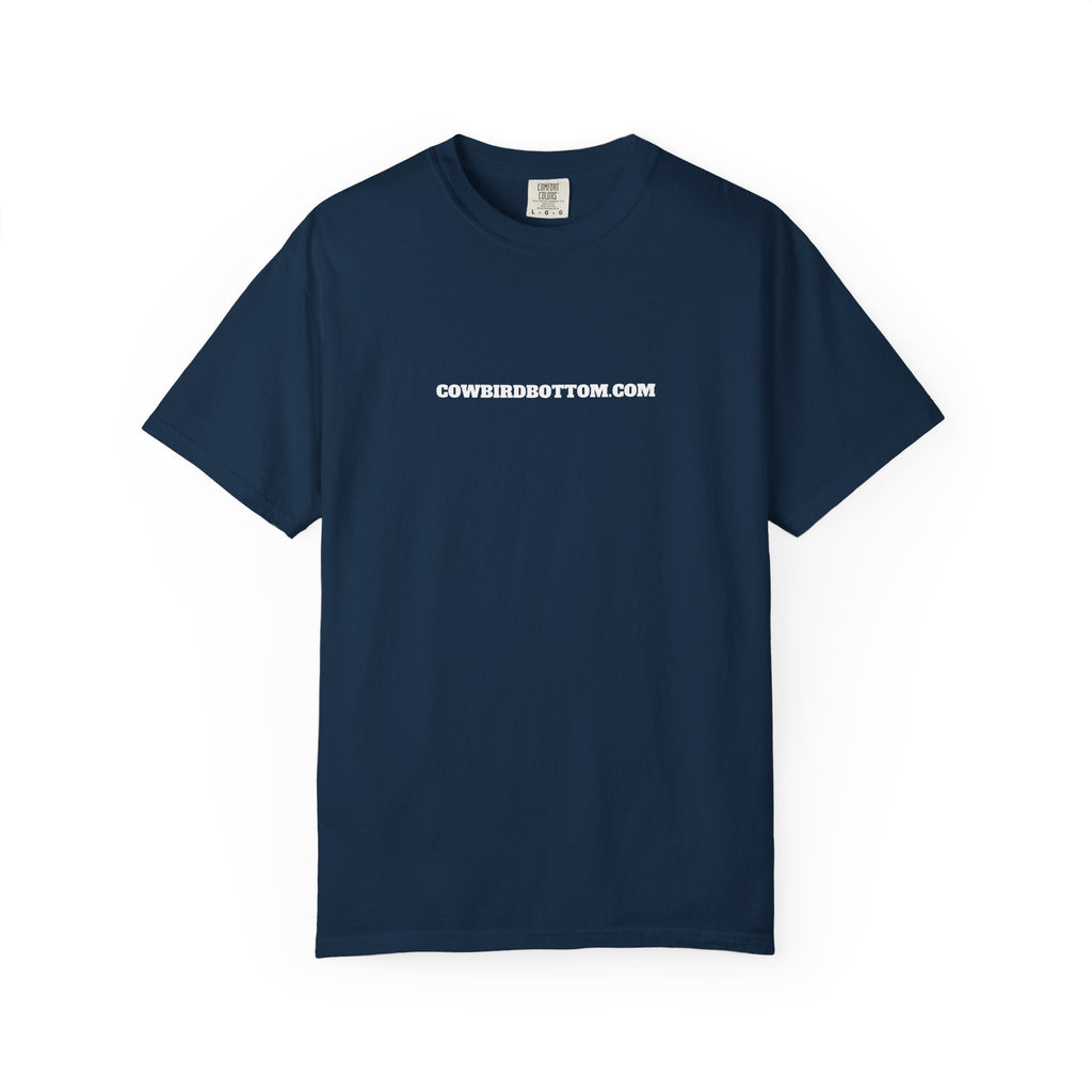 Cow Bird Bottom Logo T-Shirt — Cowbirdbottom.com Graphic Tee