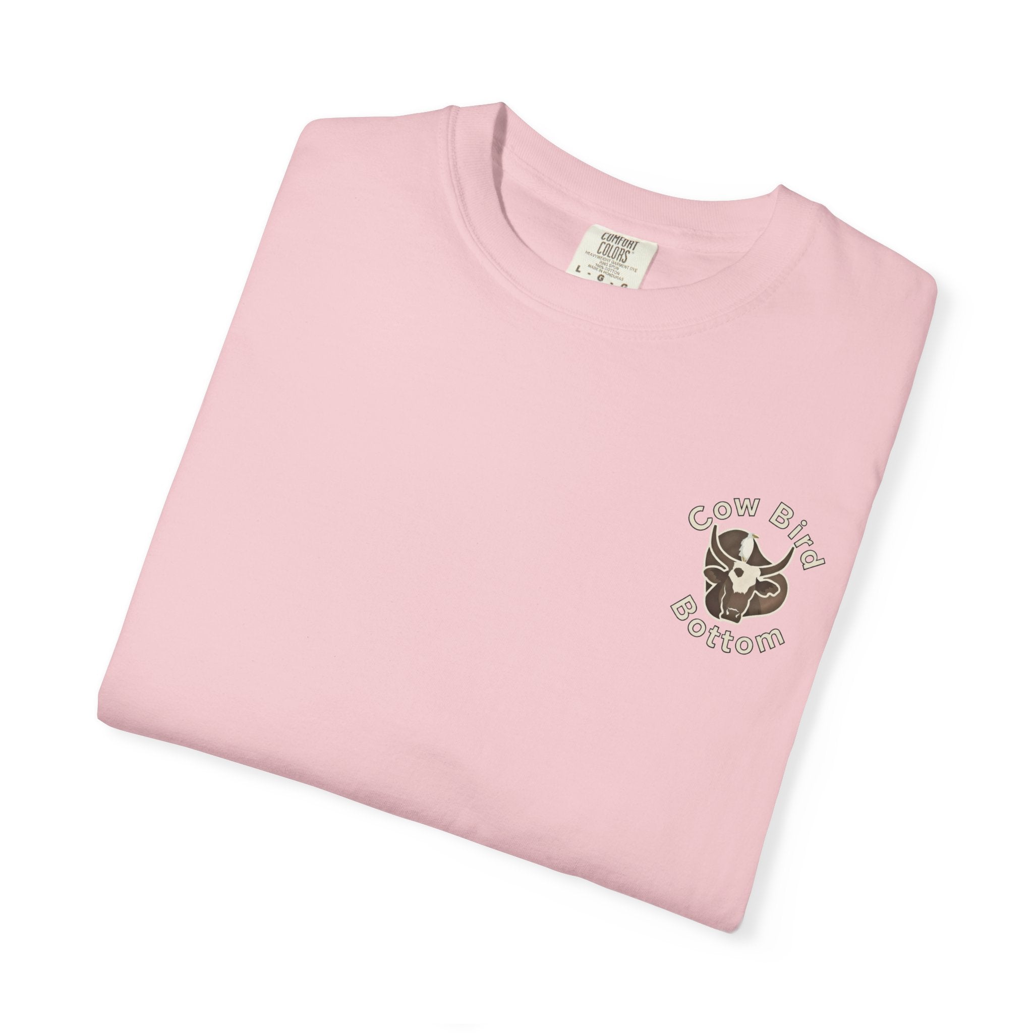 T-Shirt — "Southern Style" Cow Bird Bottom Graphic Tee