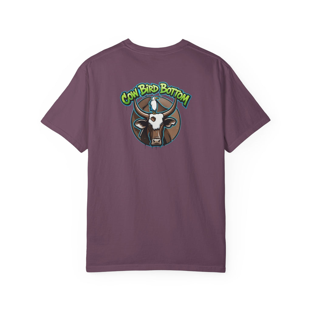 Cow Bird Bottom Logo T-Shirt — Cowbirdbottom.com Graphic Tee