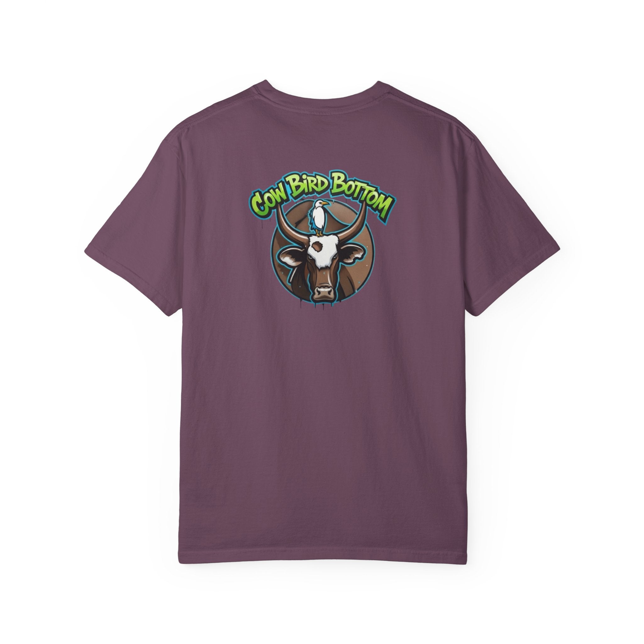 Cow Bird Bottom Logo T-Shirt — Cowbirdbottom.com Graphic Tee