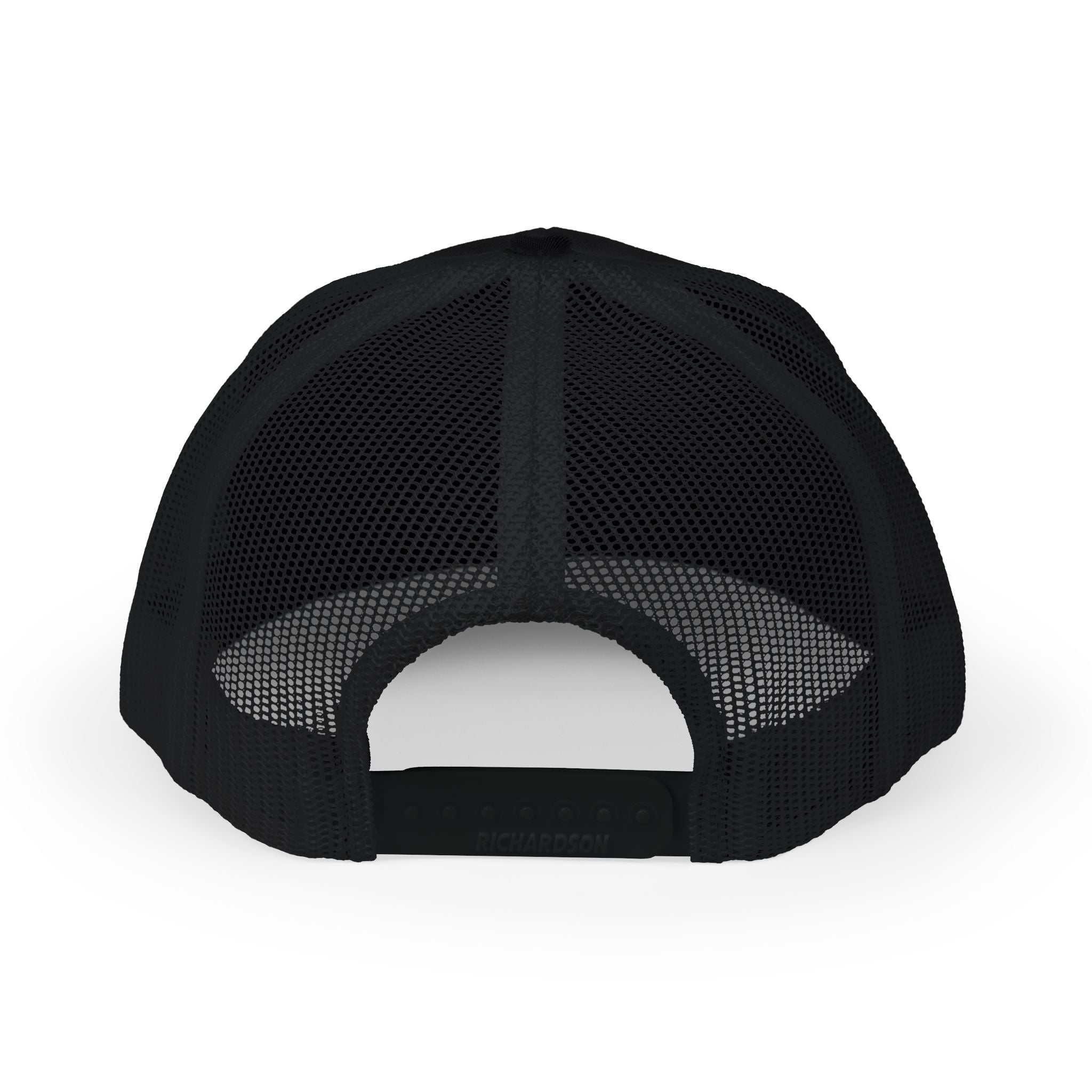 Cow Bird Bottom Patch Trucker Cap - Retro Neon Road Sign Snapback