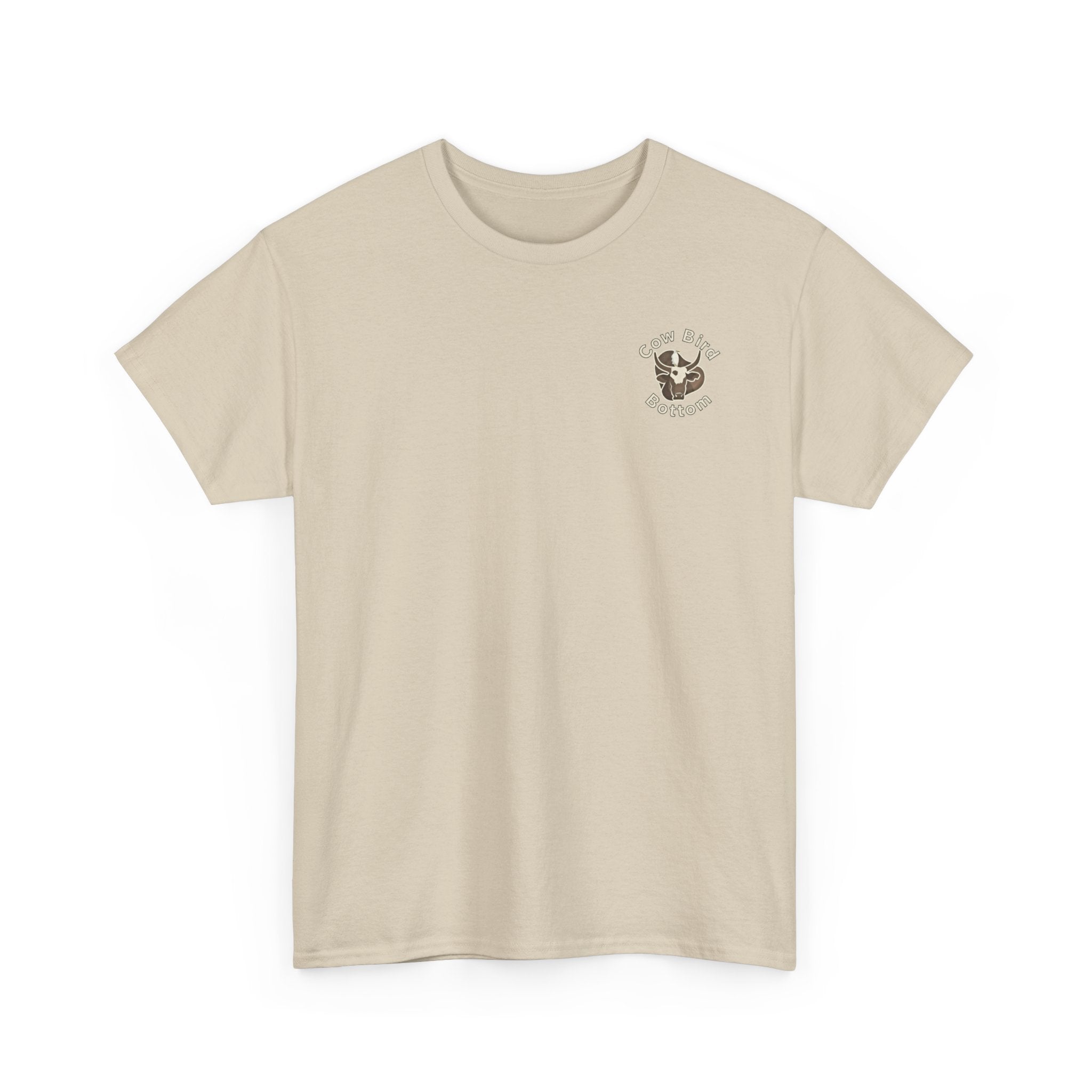Cow Bird Bottom Red Tractor Graphic Tee