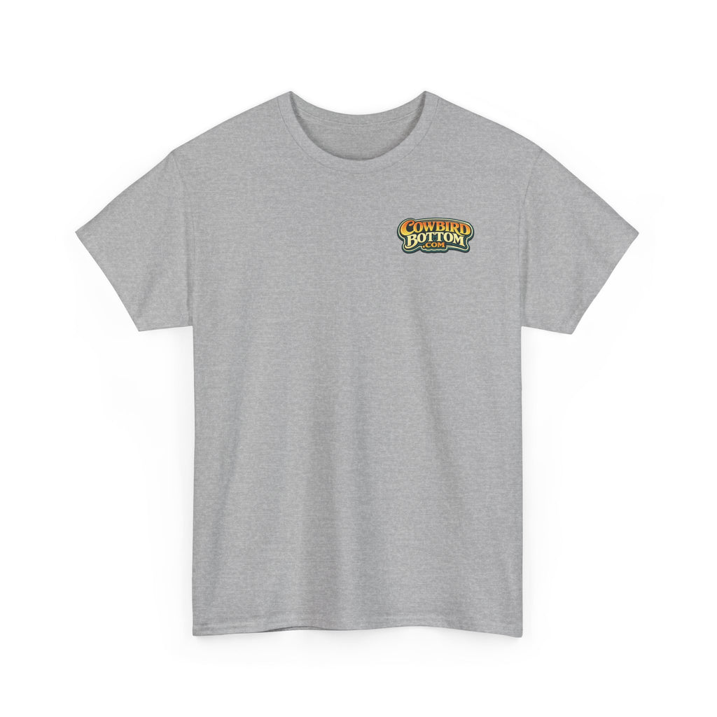 Bigfoot Silhouette Tee — "God is Great, Jesus is My Savior... and Bigfoot is Real" Christian Sasquatch T-Shirt