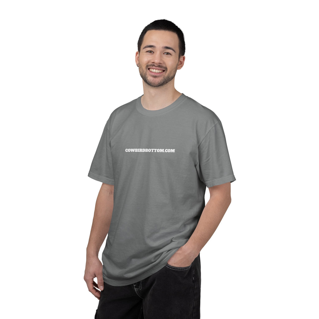 Cow Bird Bottom Logo T-Shirt — Cowbirdbottom.com Graphic Tee