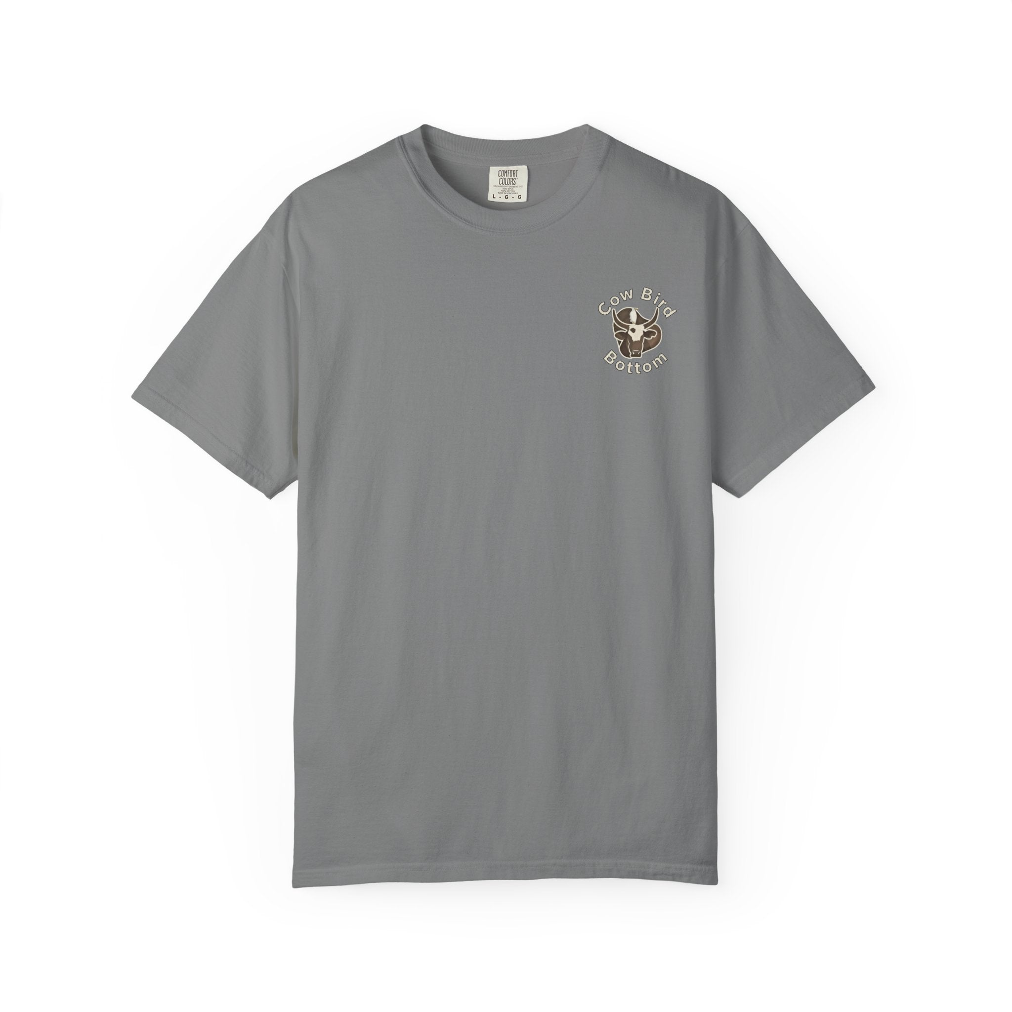 T-Shirt — "Southern Style" Cow Bird Bottom Graphic Tee