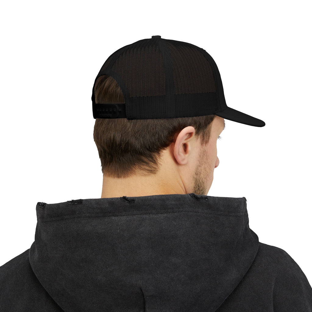 Cow Bird Bottom Richardson Embroidered Trucker Cap