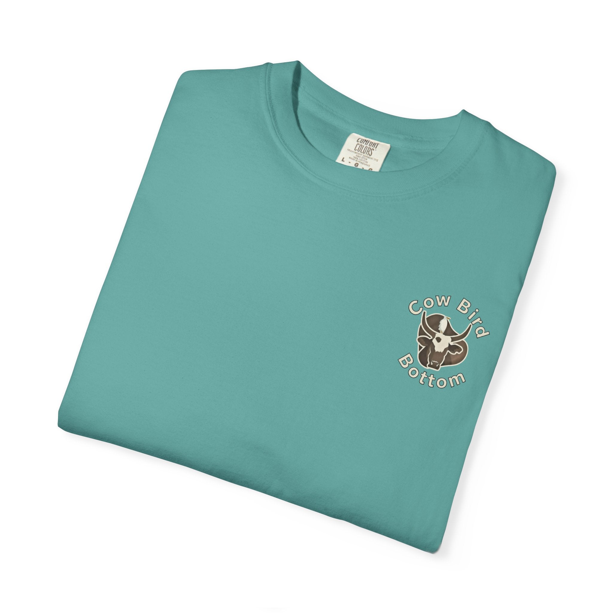 T-Shirt — "Southern Style" Cow Bird Bottom Graphic Tee