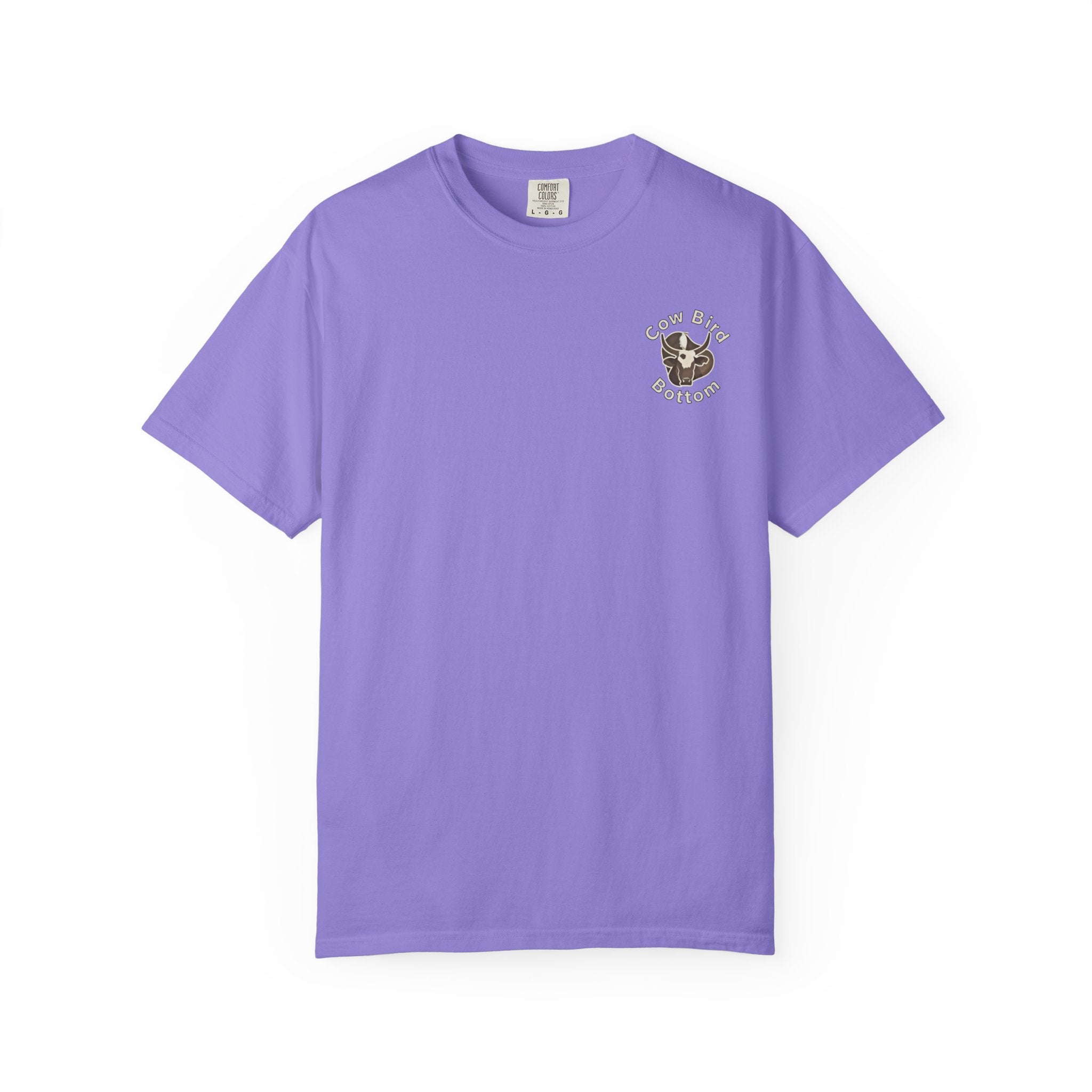 T-Shirt — "Southern Style" Cow Bird Bottom Graphic Tee