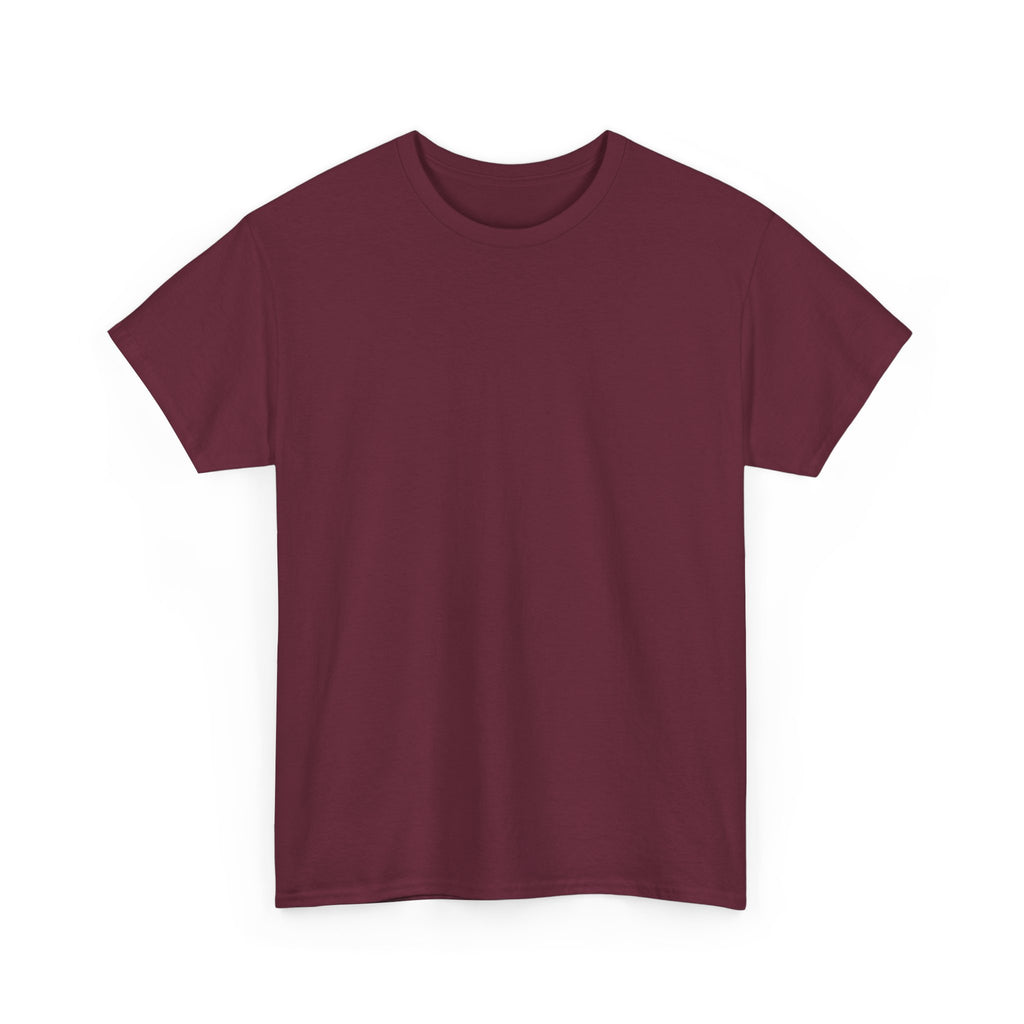 T-Shirt — Cow Bird Bottom tee orange tractor("If you mow it, they will come")
