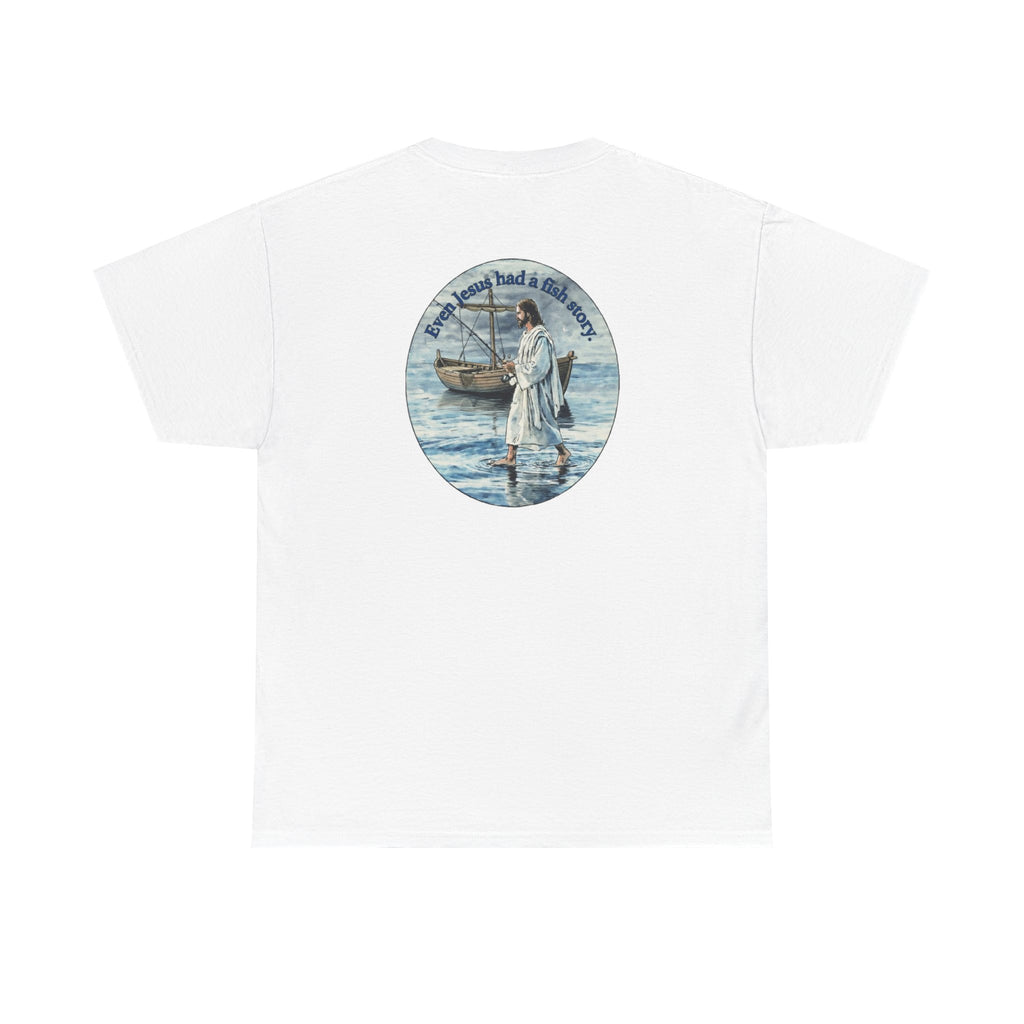 Christian Fishing T‑Shirt logo on back