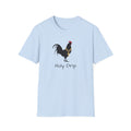 Rooster Graphic T-Shirt — "Sanctified and Still Strutting" Christian Farmhouse Tee