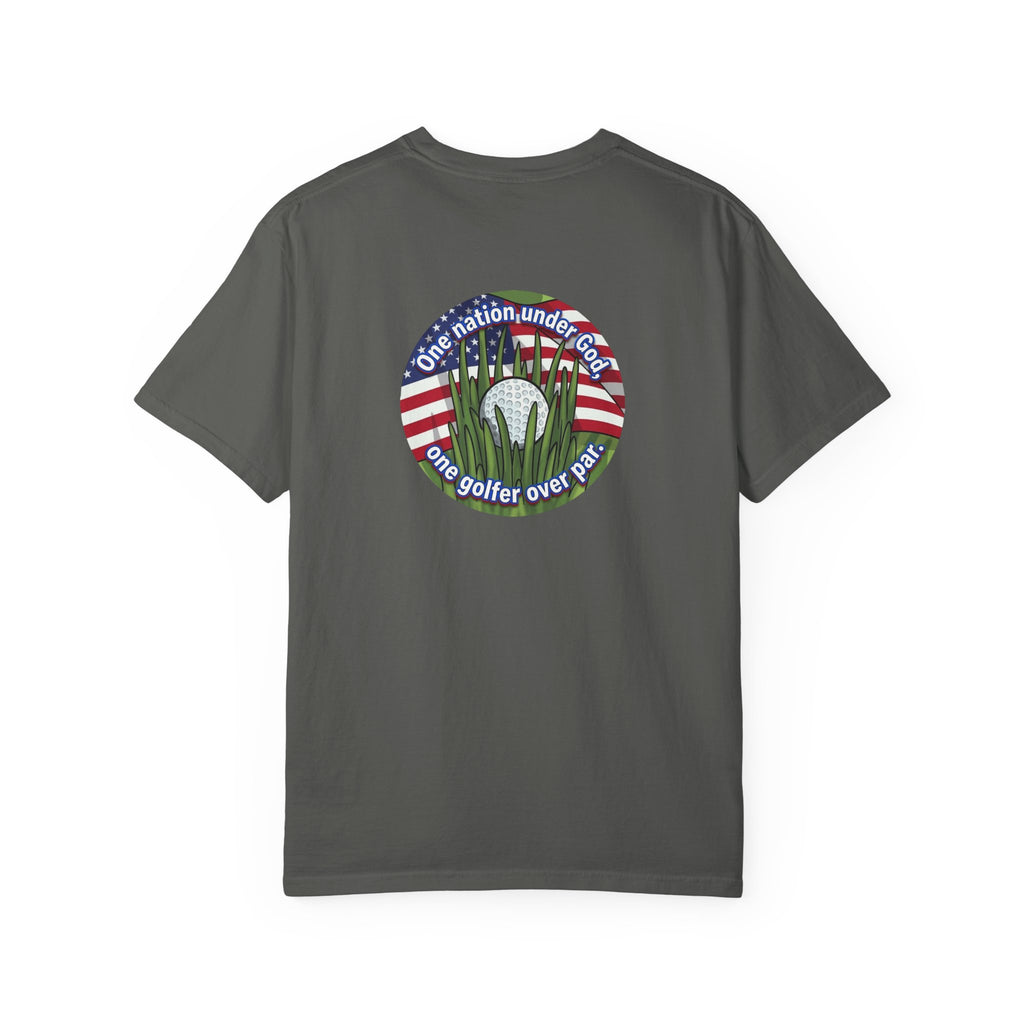 Golf T-Shirt — "One Nation Under God" Patriotic Golf Graphic Tee