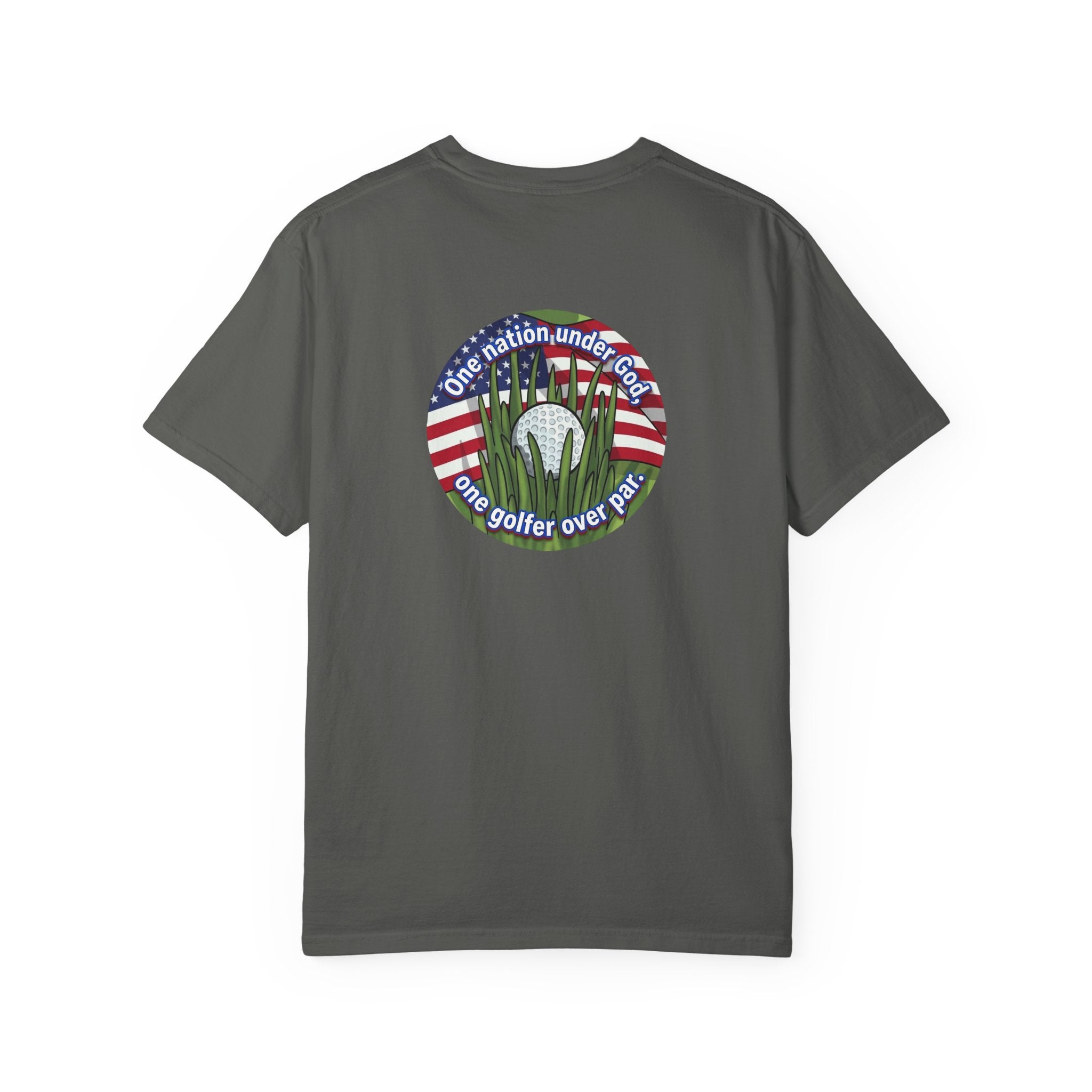 Golf T-Shirt — "One Nation Under God" Patriotic Golf Graphic Tee