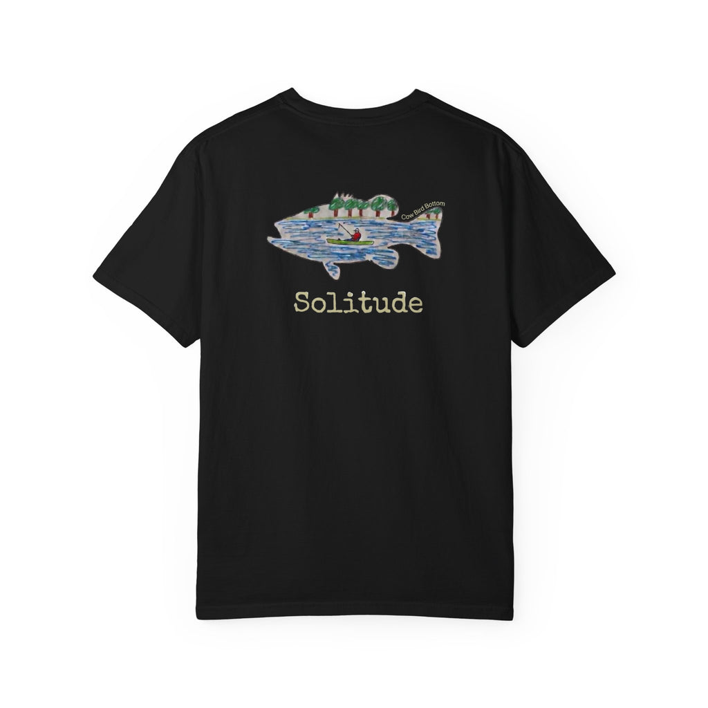 Solitude Fish Graphic T-Shirt — Outdoor Fishing Nature Tee
