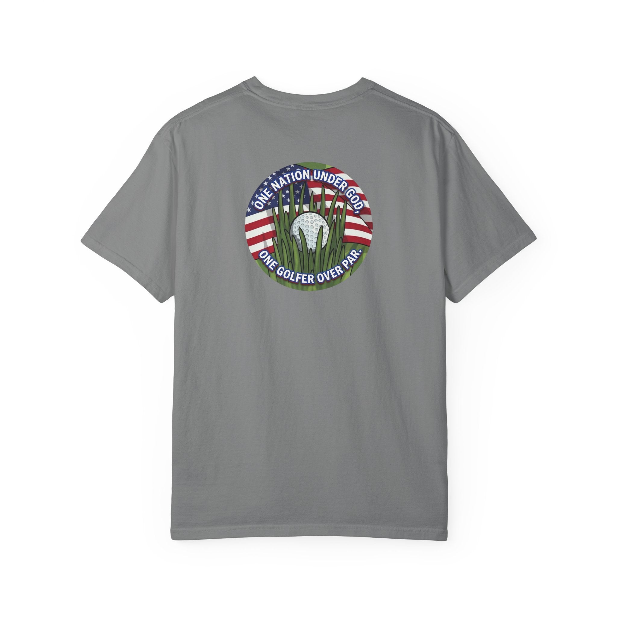 Golf T-Shirt — "One Nation Under God" Patriotic Golf Graphic Tee