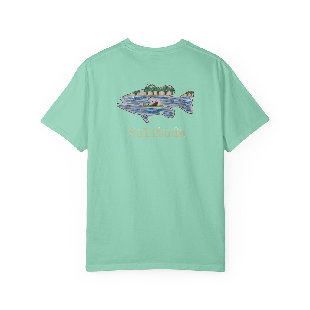 Solitude Fish Graphic T-Shirt — Outdoor Fishing Nature Tee