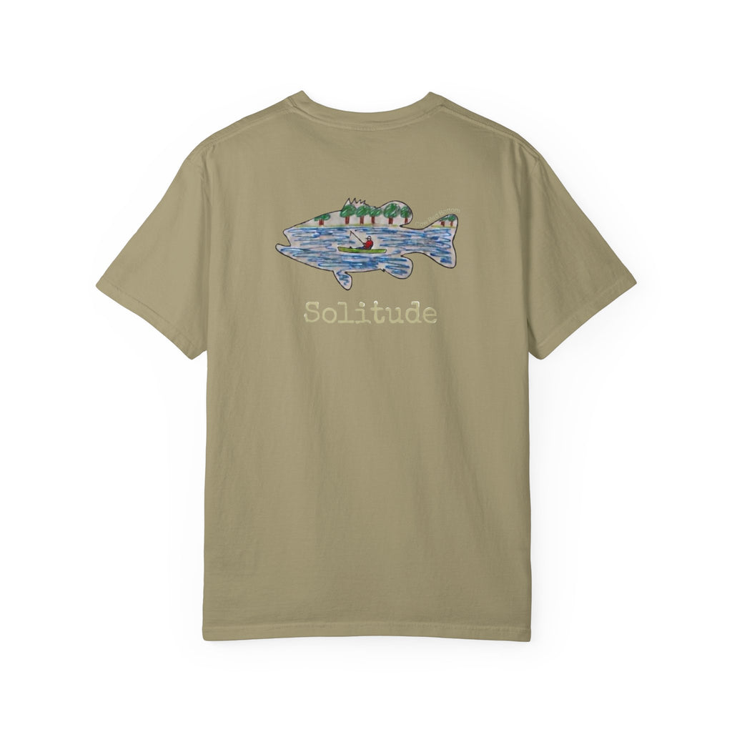 Solitude Fish Graphic T-Shirt — Outdoor Fishing Nature Tee