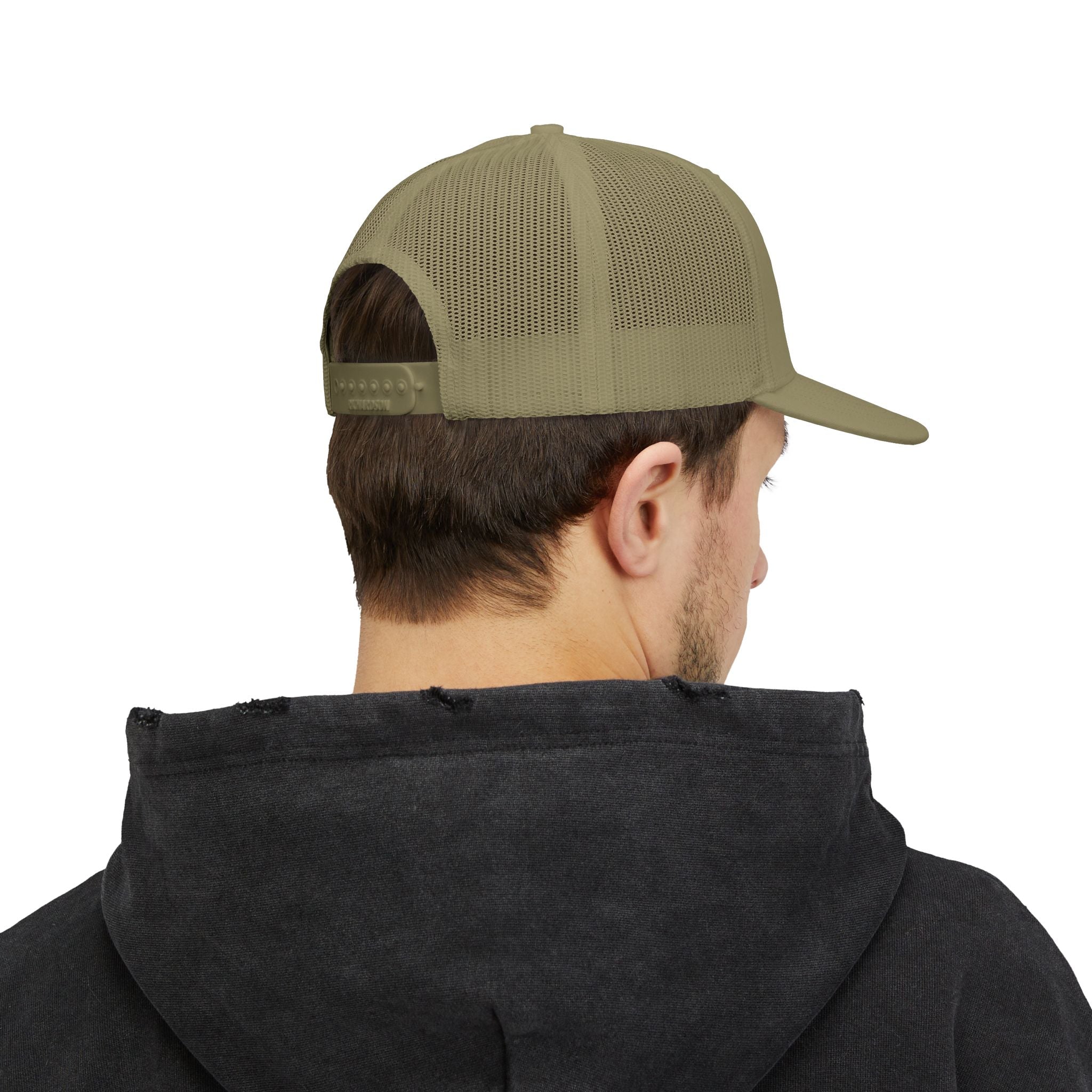 Cow Bird Bottom Richardson Embroidered Trucker Cap