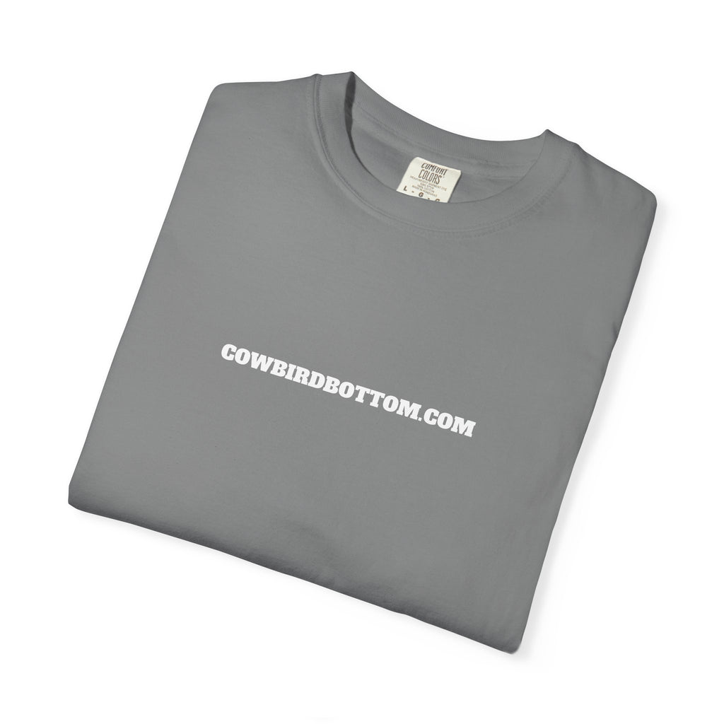 Cow Bird Bottom Logo T-Shirt — Cowbirdbottom.com Graphic Tee