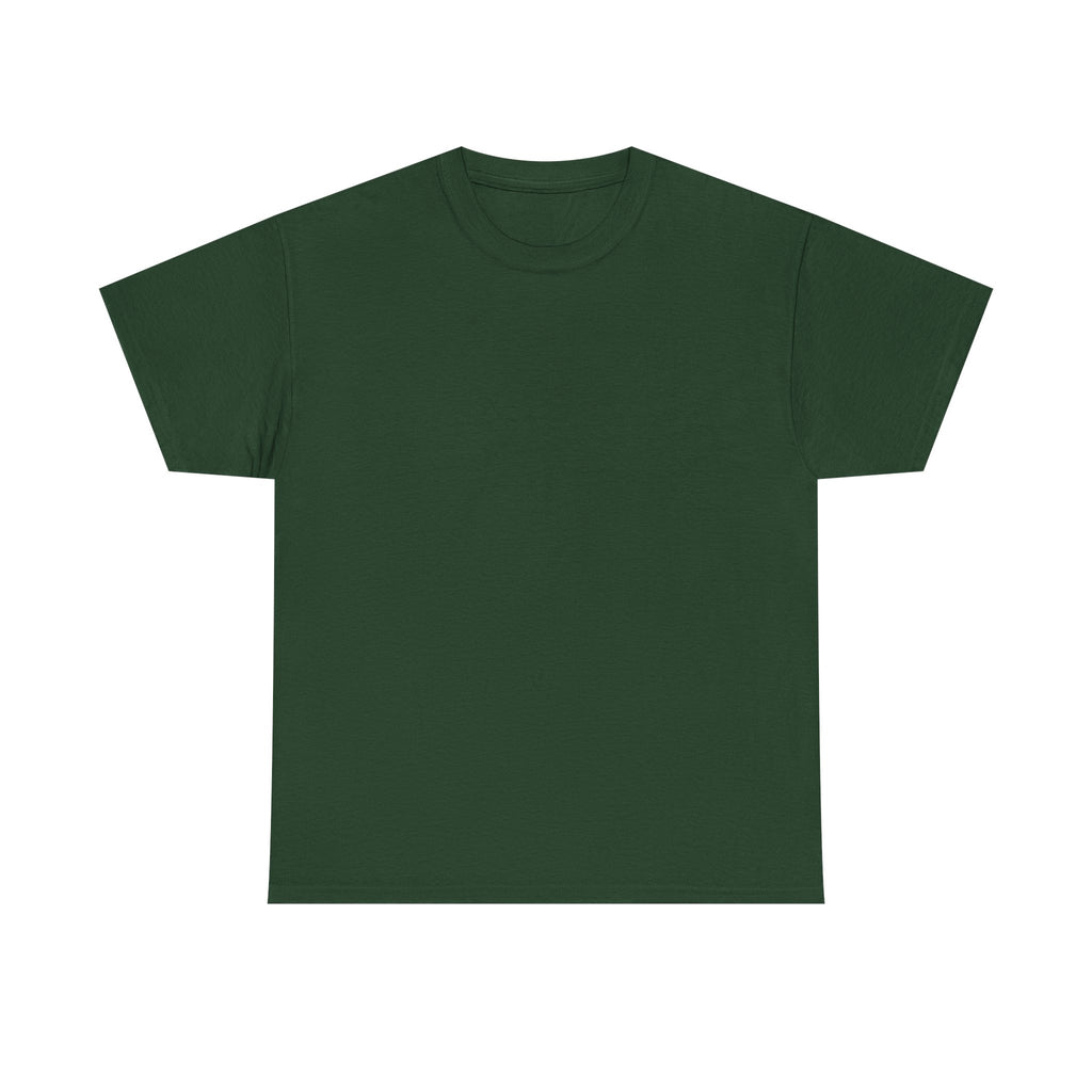 T-Shirt — Cow Bird Bottom tee orange tractor("If you mow it, they will come")
