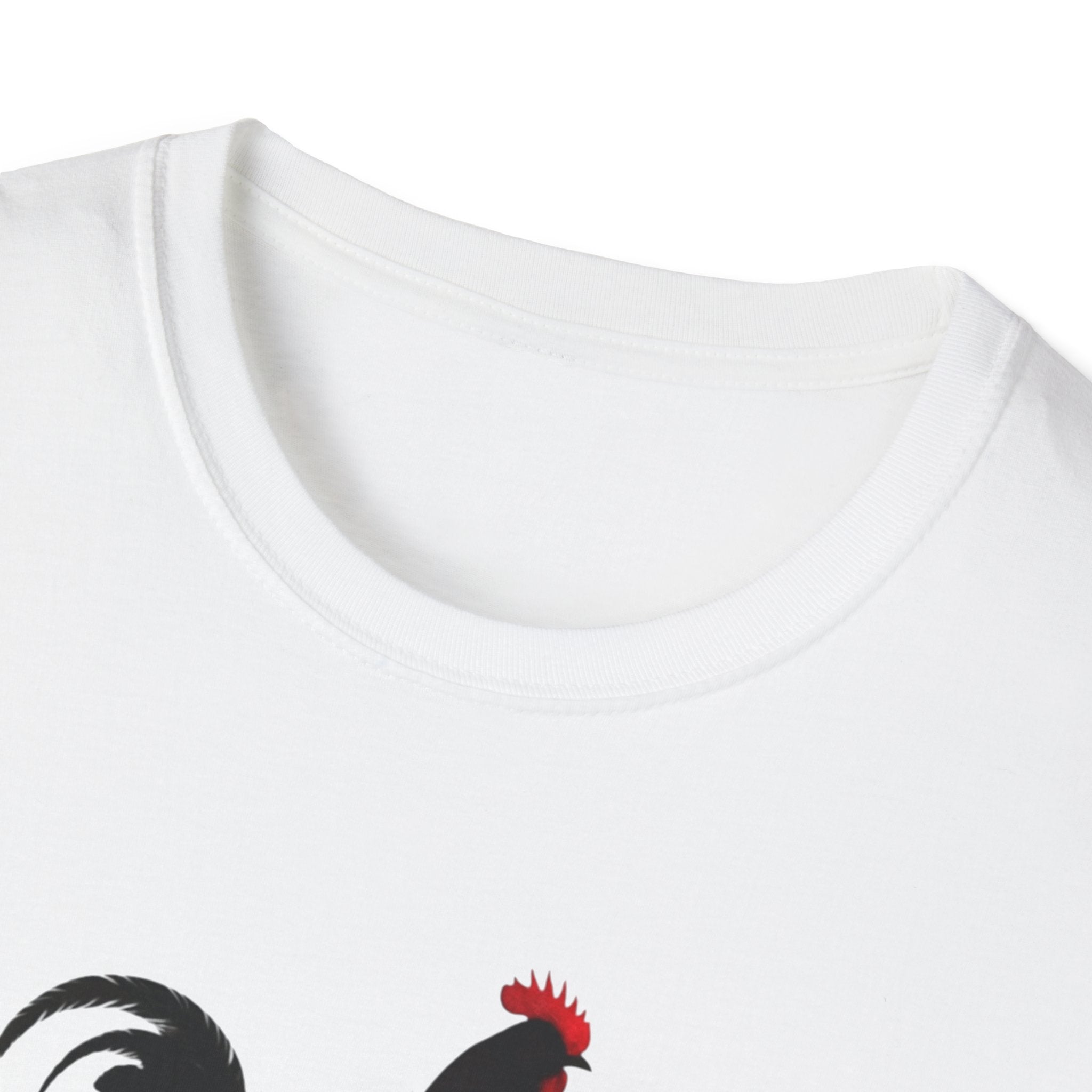 Rooster Graphic T-Shirt — "Sanctified and Still Strutting" Christian Farmhouse Tee