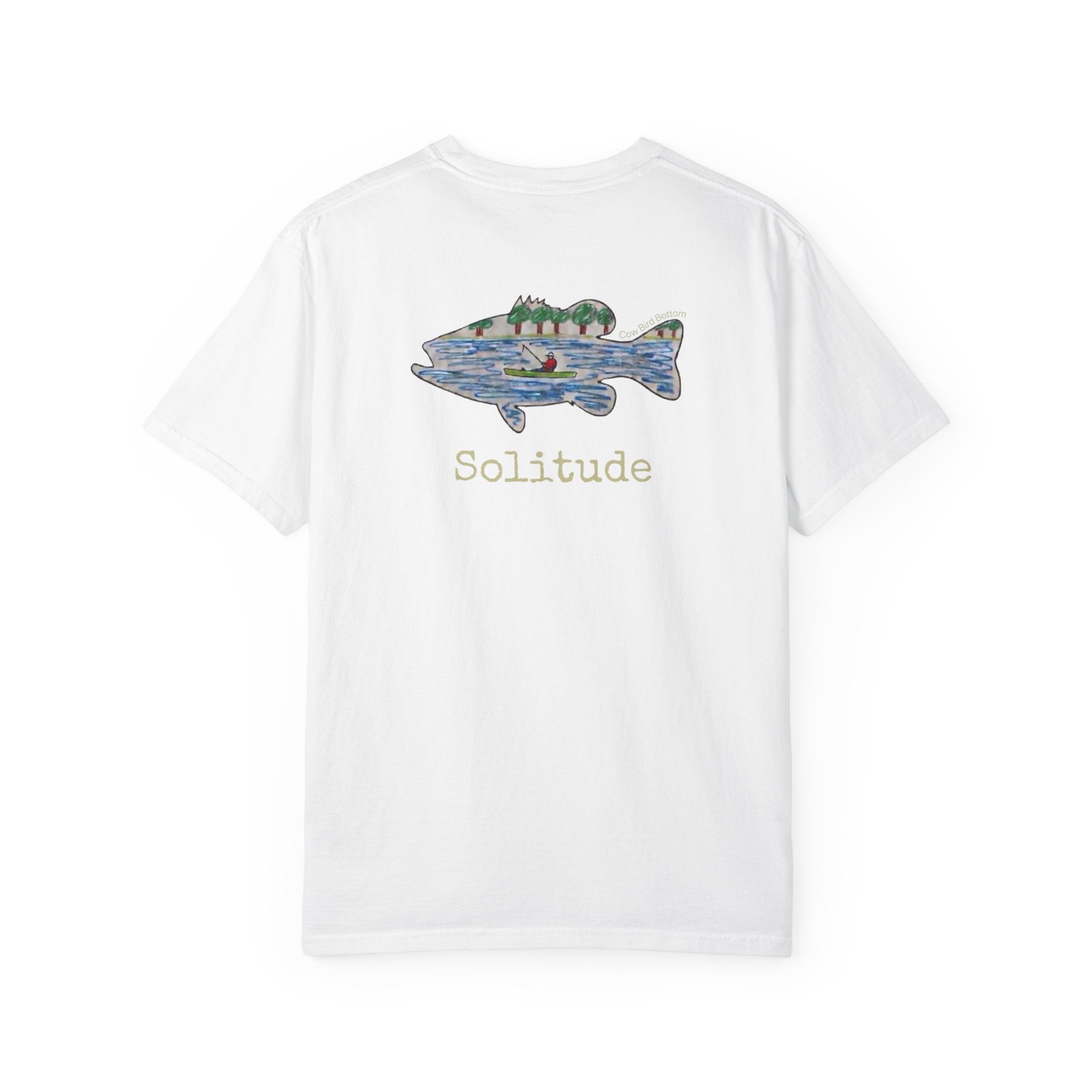 Solitude Fish Graphic T-Shirt — Outdoor Fishing Nature Tee