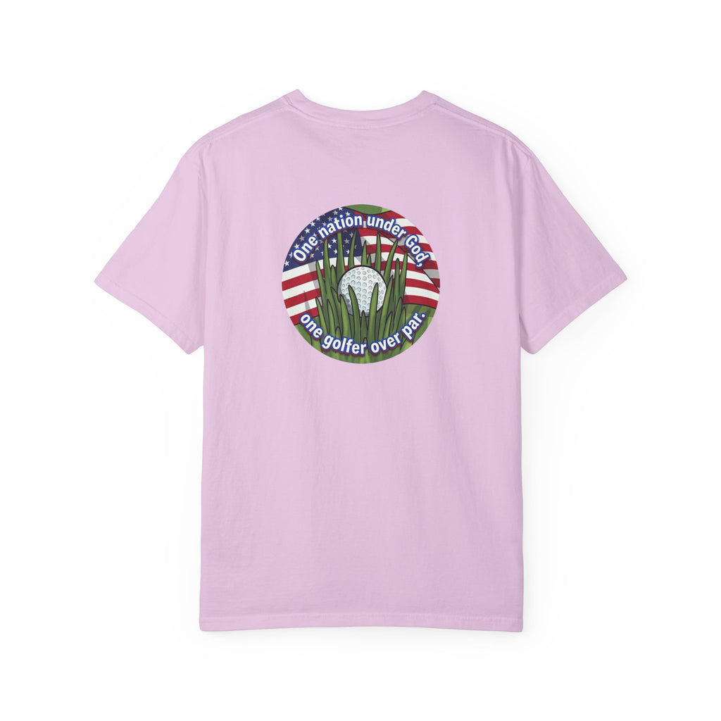 Golf T-Shirt — "One Nation Under God" Patriotic Golf Graphic Tee