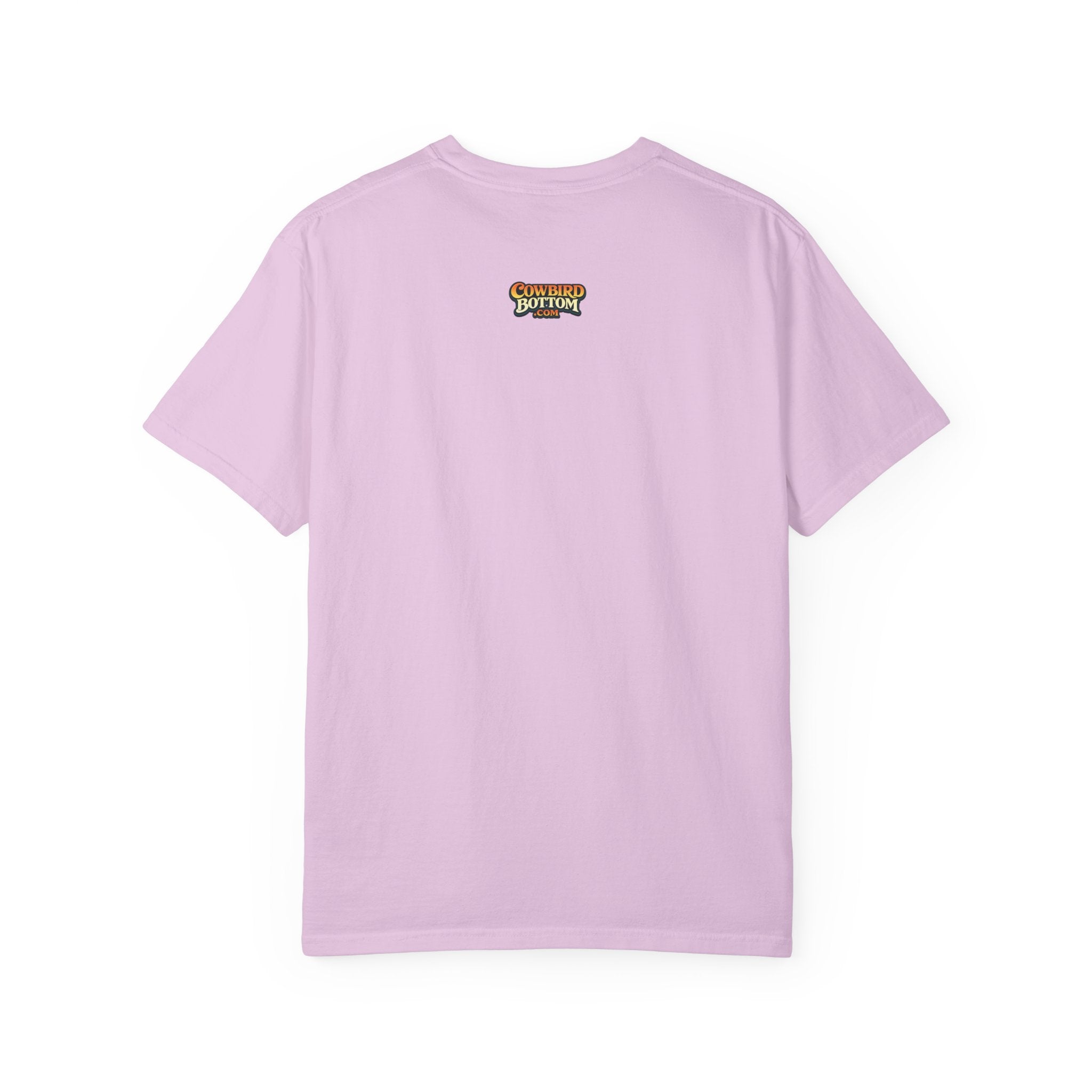 “Jesus fish story” logo on front Unisex Garment-Dyed T-shirt