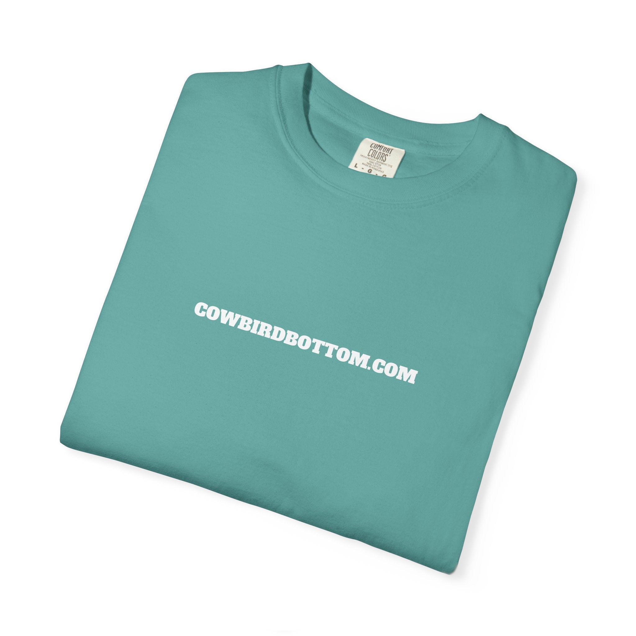 Cow Bird Bottom Logo T-Shirt — Cowbirdbottom.com Graphic Tee