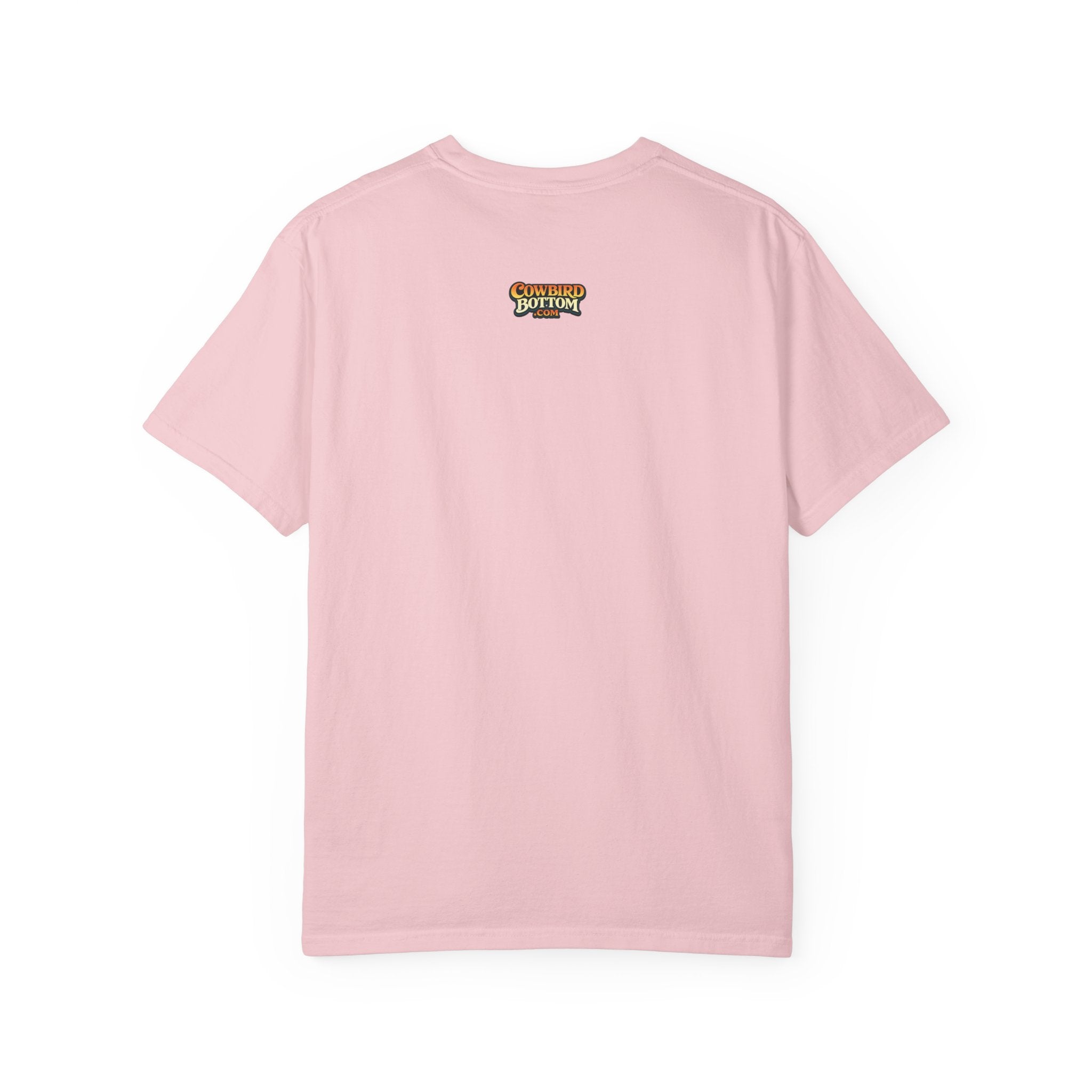 “Jesus fish story” logo on front Unisex Garment-Dyed T-shirt