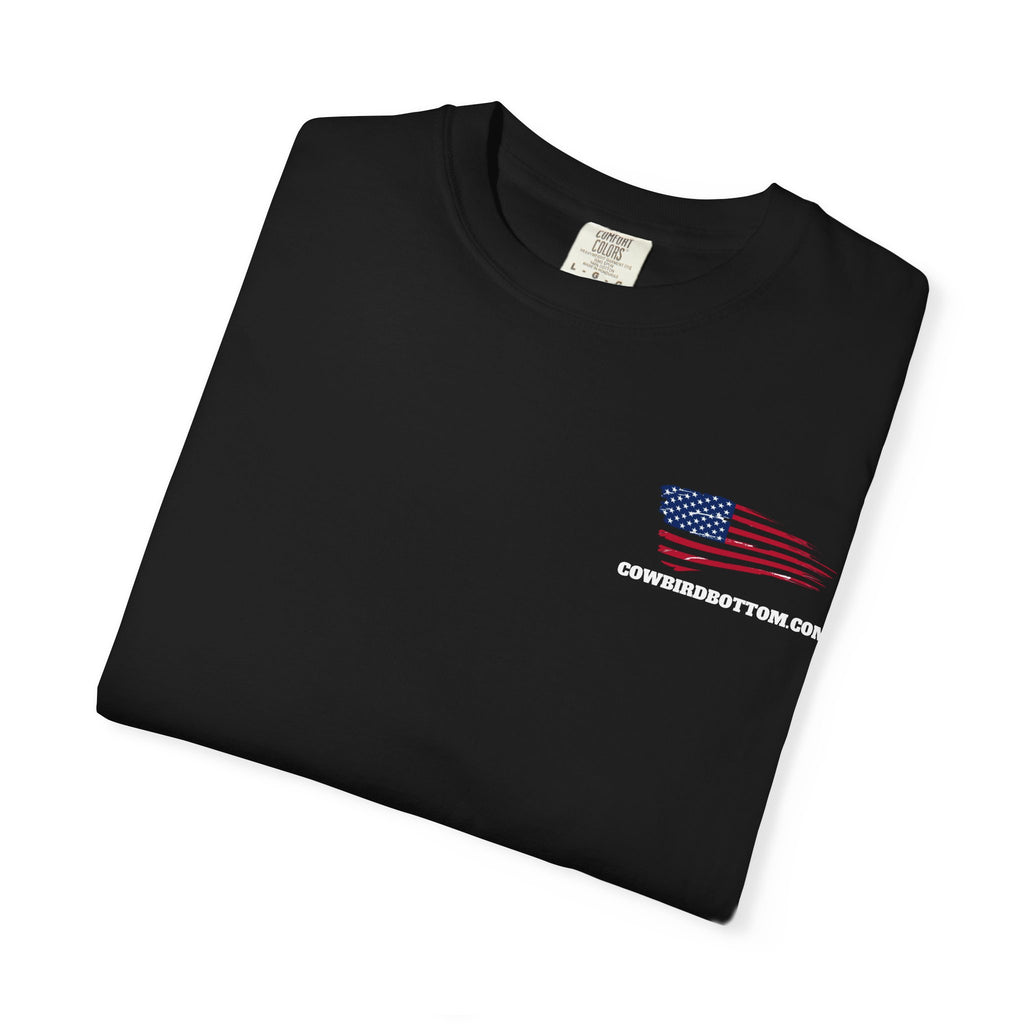 Support Our Troops T-Shirt — American Flag Military Tribute