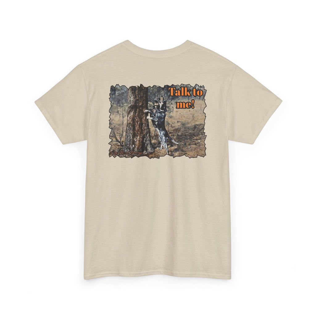 T-Shirt — 'Talk to Me!' Forest Dog Graphic Tee