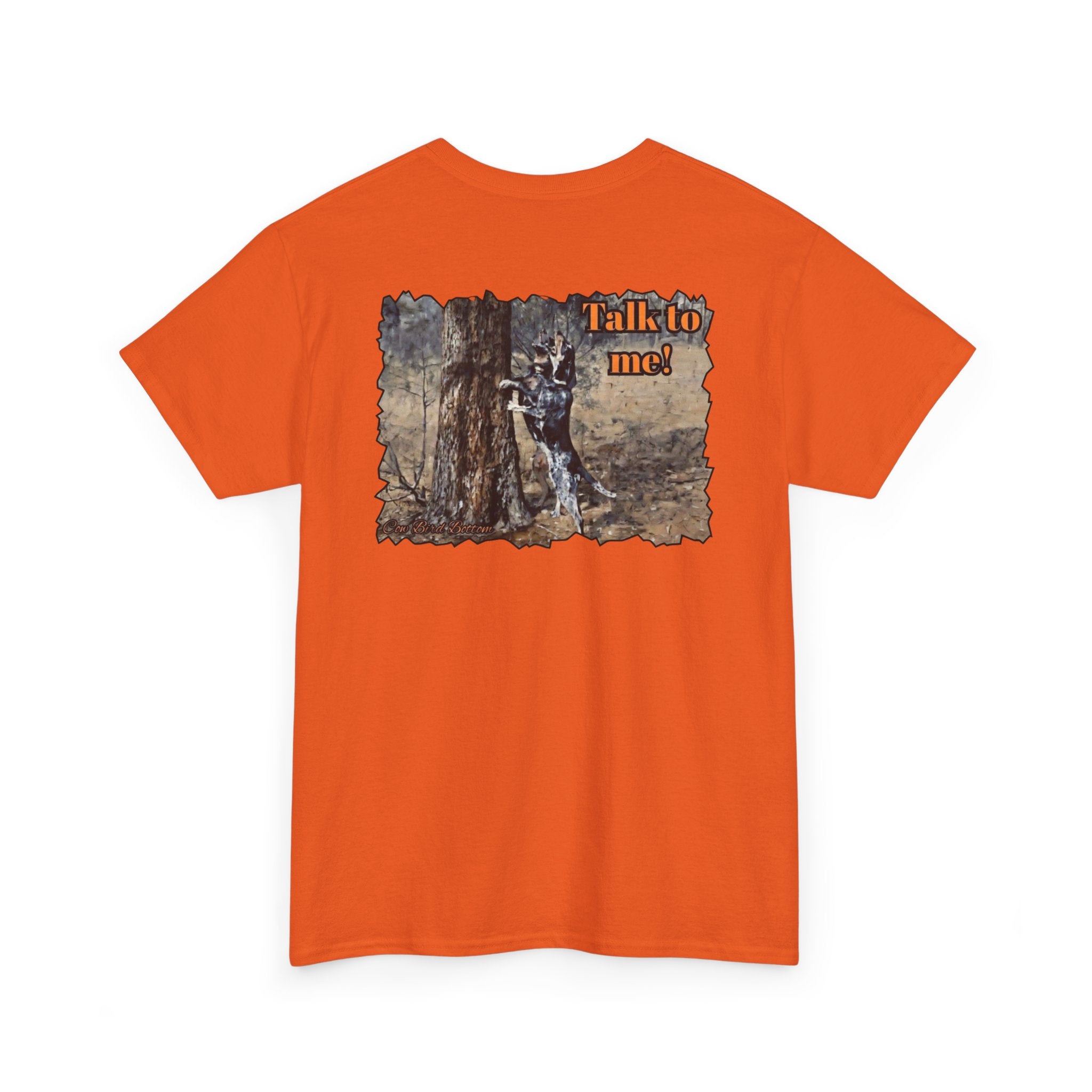 T-Shirt — 'Talk to Me!' Forest Dog Graphic Tee
