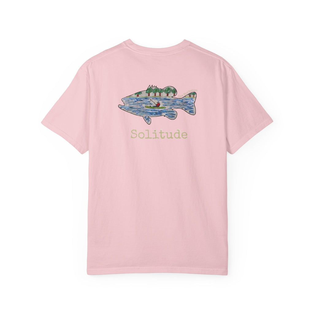 Solitude Fish Graphic T-Shirt — Outdoor Fishing Nature Tee