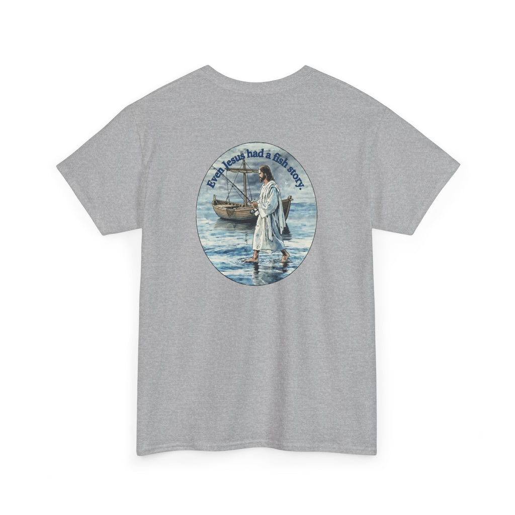 Christian Fishing T‑Shirt logo on back