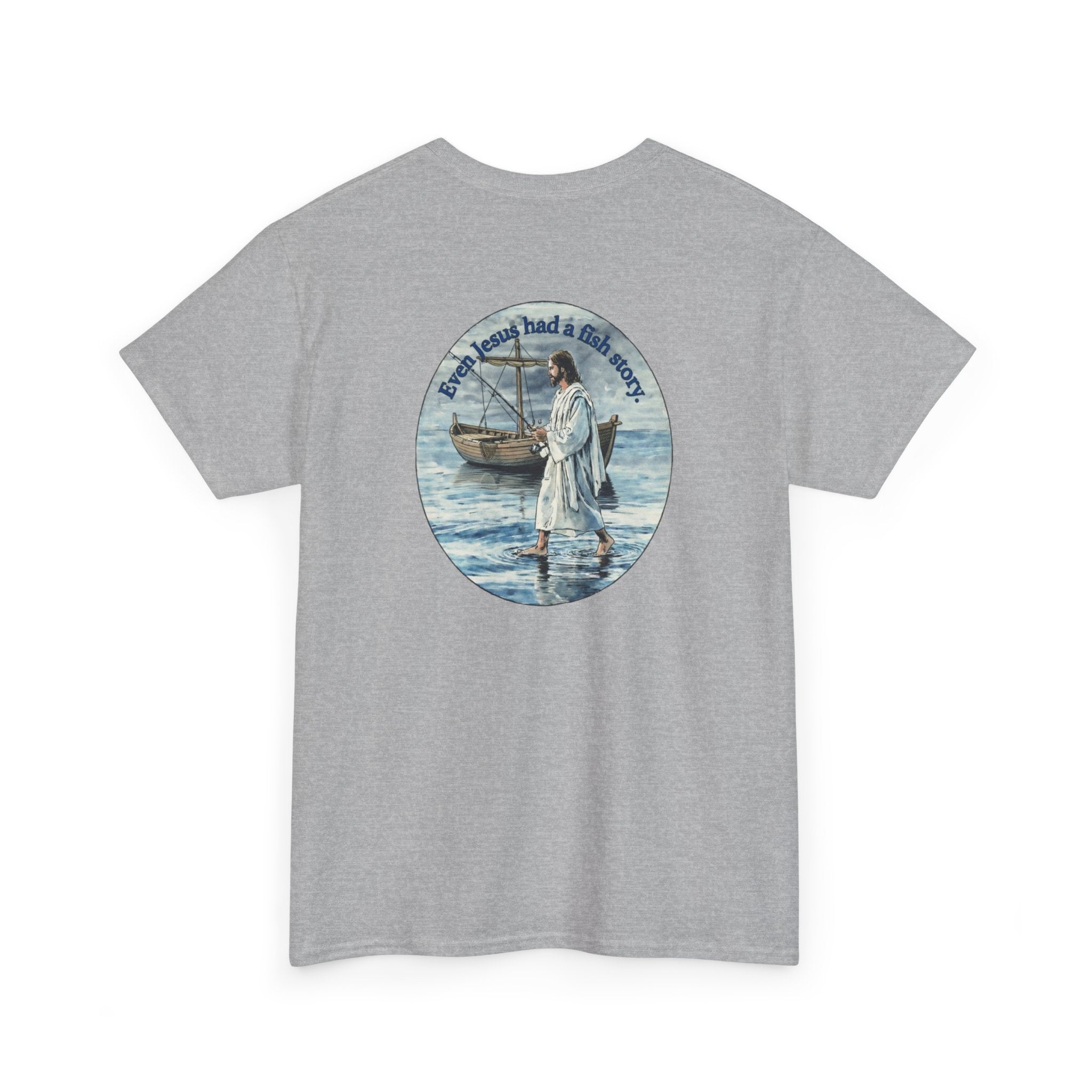 Christian Fishing T‑Shirt logo on back