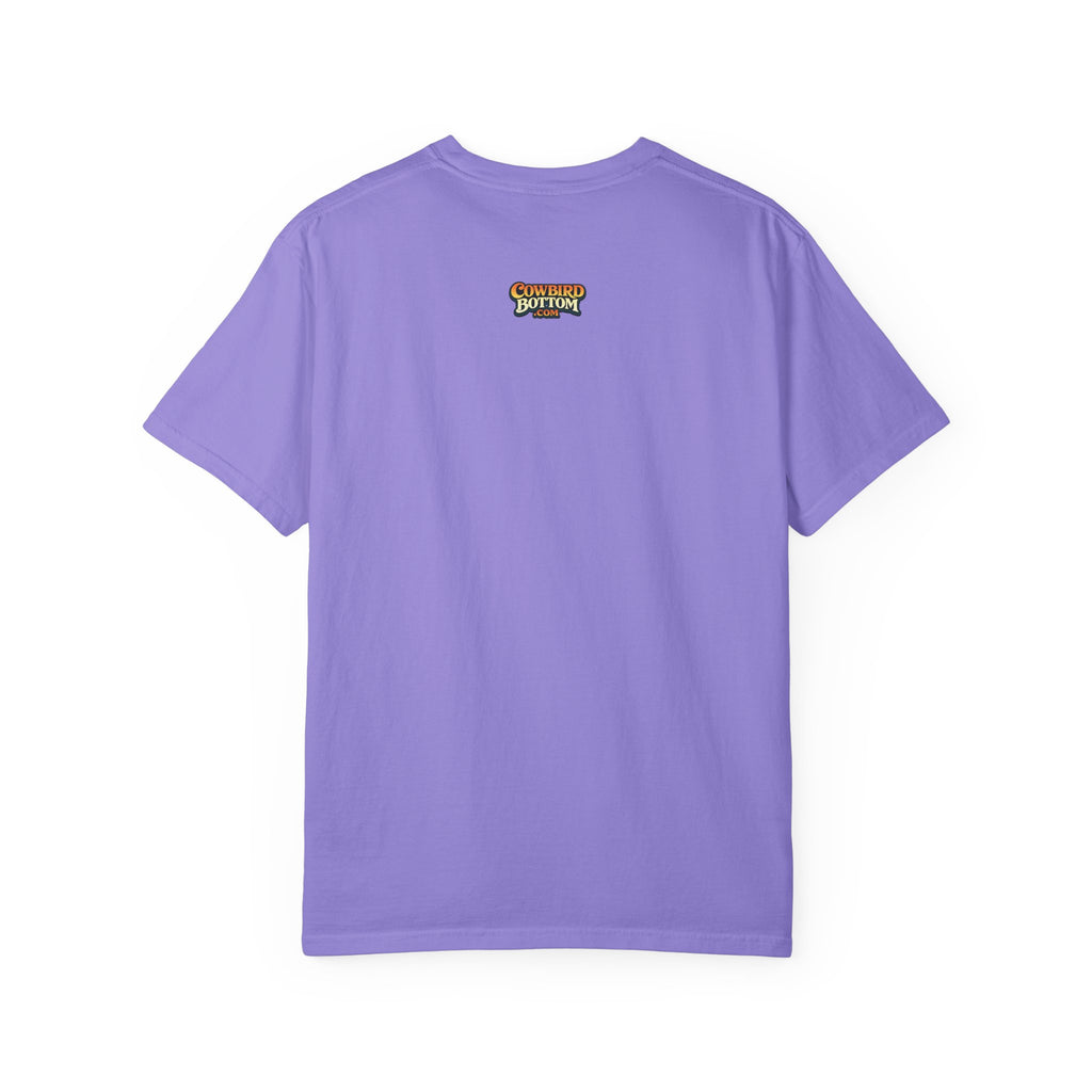 “Jesus fish story” logo on front Unisex Garment-Dyed T-shirt