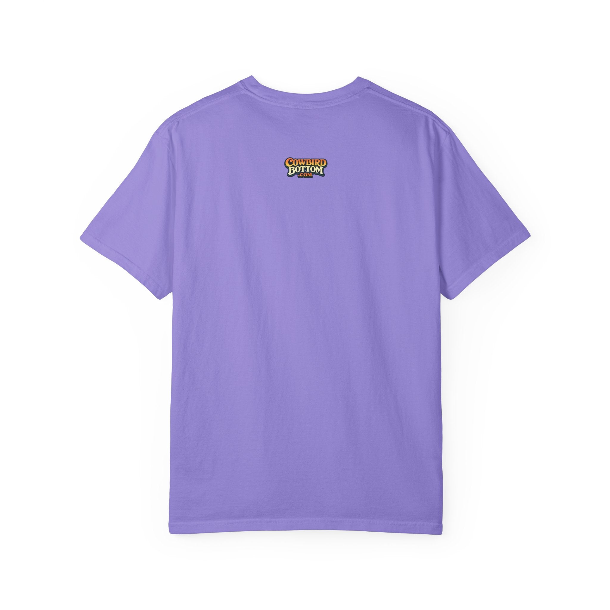 “Jesus fish story” logo on front Unisex Garment-Dyed T-shirt