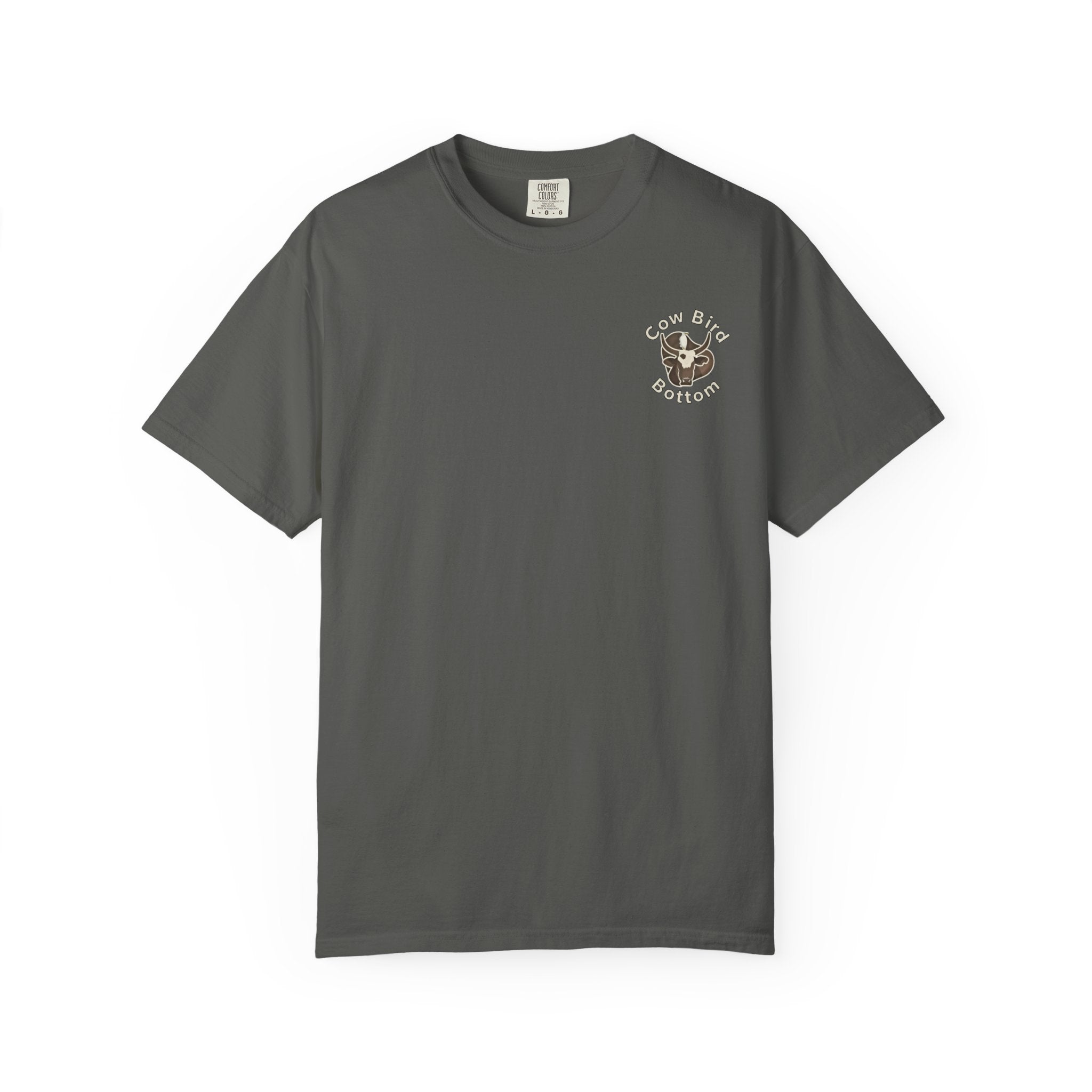 T-Shirt — "Southern Style" Cow Bird Bottom Graphic Tee