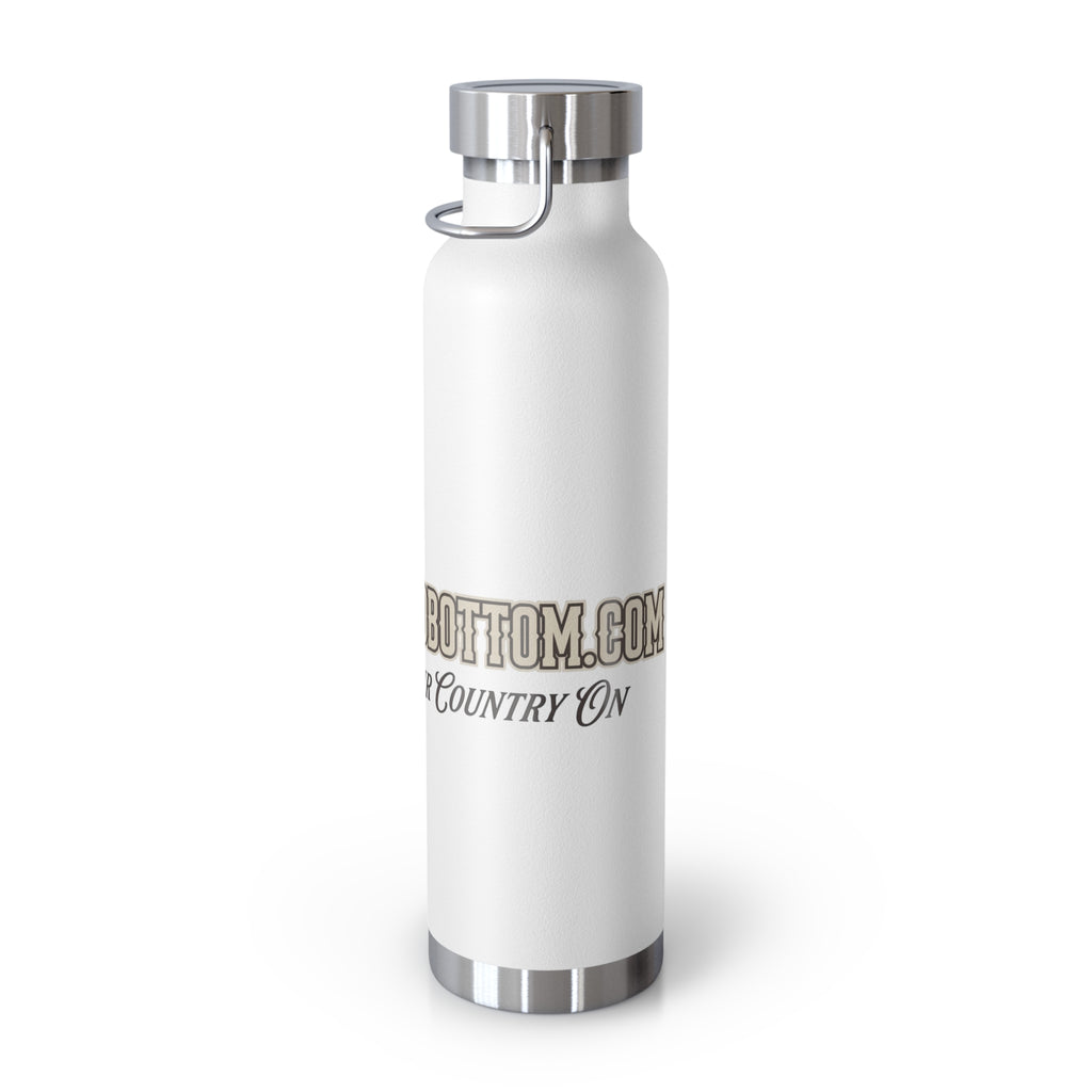 Cowbird Bottle 22oz Vacuum Insulated Water Bottle — 'Get Your Country On' Rustic Ranch Design